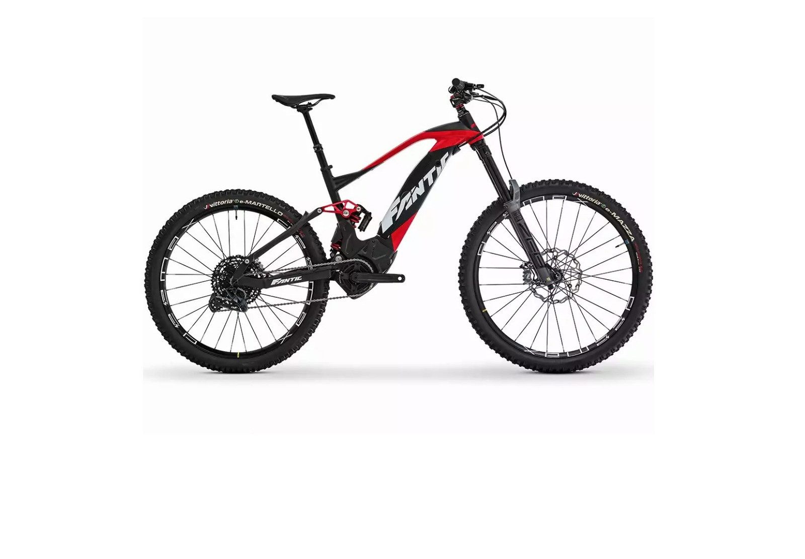 Fantic E-Bike Mountainbike XEF 1.9 Carbon Team, 12 Gang Sram Sram GX Eagle 12V Schaltwerk, Kettenschaltung, Mittelmotor
