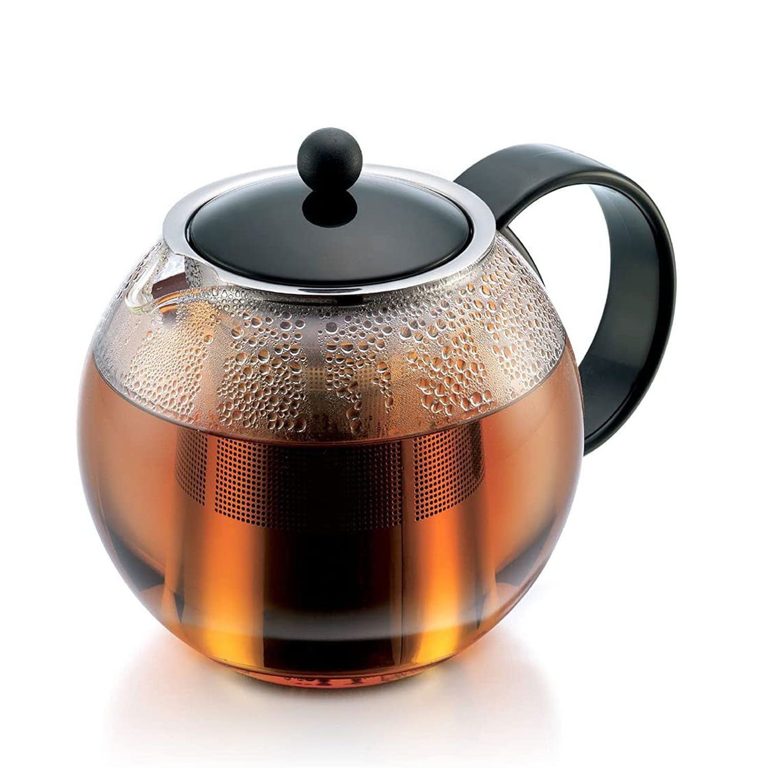 Bodum Teekanne Bodum 1805 Assam Teebereiter Teekanne 1,0L Edelstahl Filter