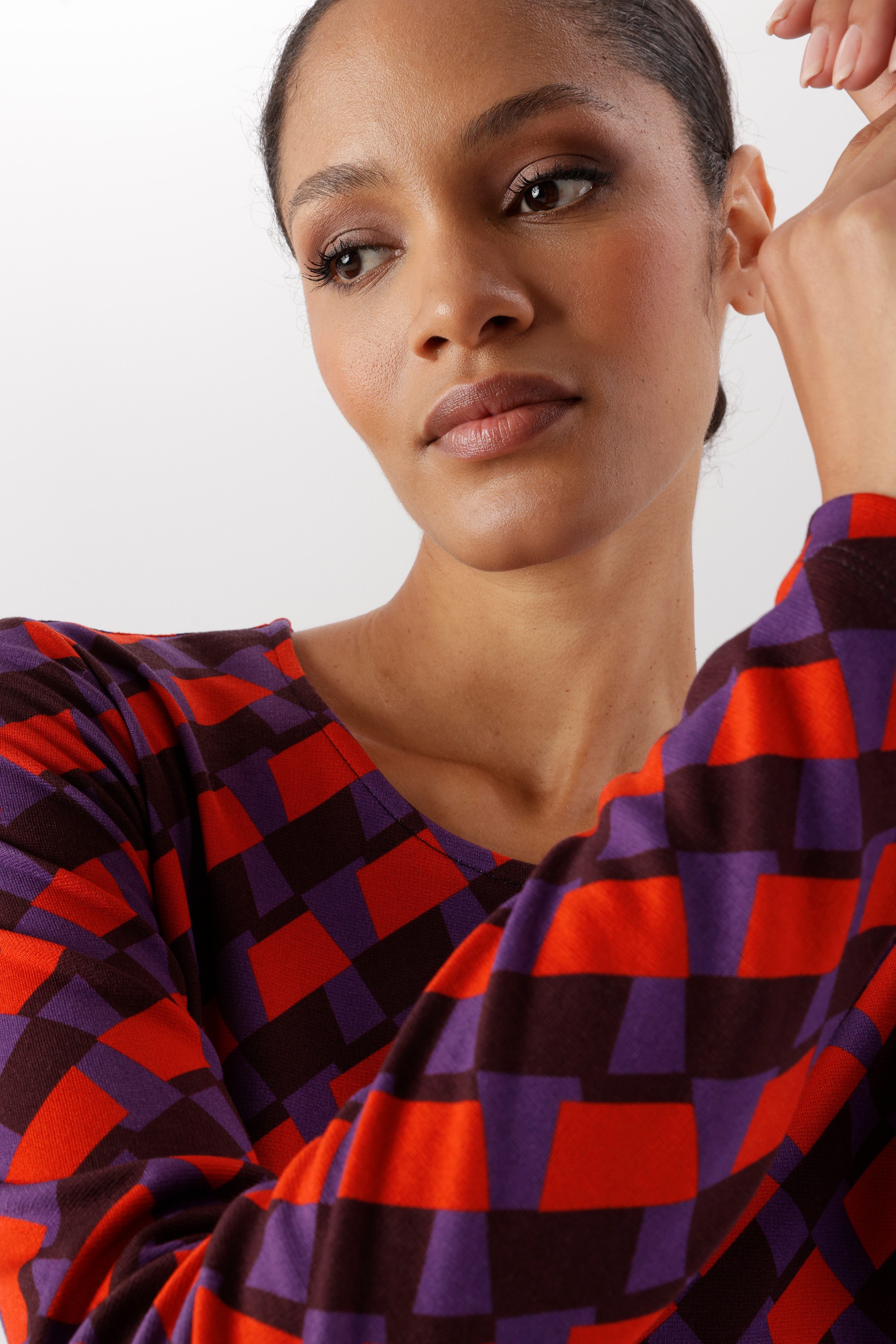 Aniston SELECTED Jerseykleid in leichter A-Linien-Form - NEUE KOLLEKTION – Bild 4 von 5