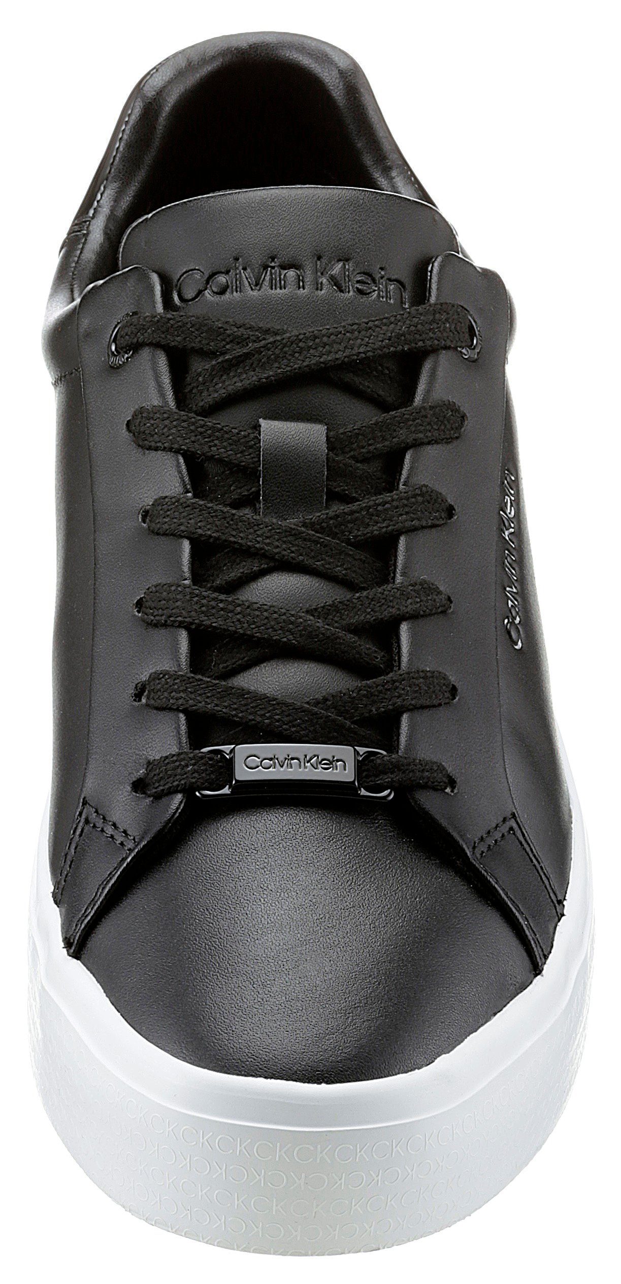 CK-Initialen UP LACE VULC Klein Plateau FOX-LTH Calvin in schwarz am NANO Sneaker