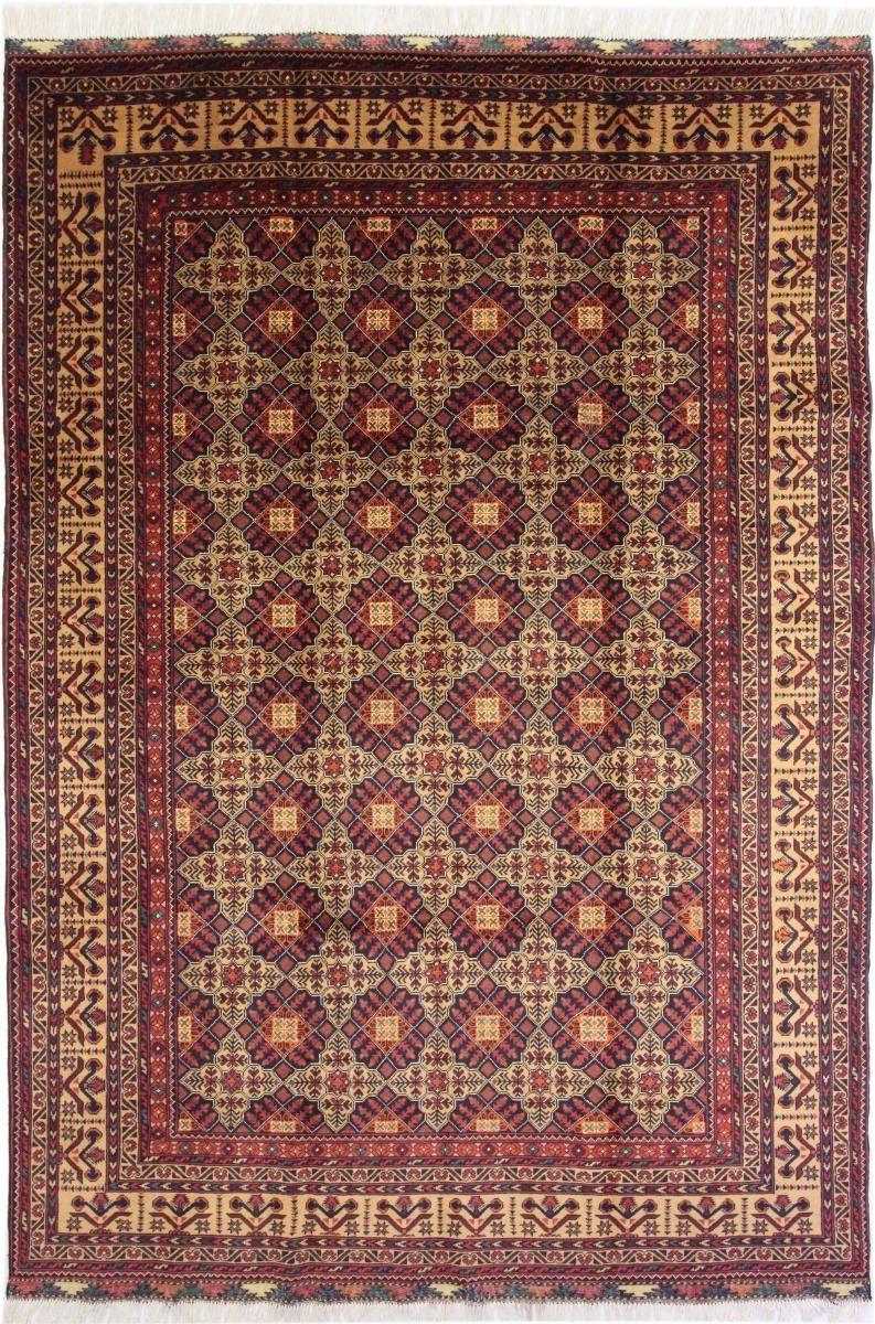 Orientteppich Afghan Samargand 197x287 Handgeknüpfter Orientteppich, Nain Trading, rechteckig, Höhe: 6 mm