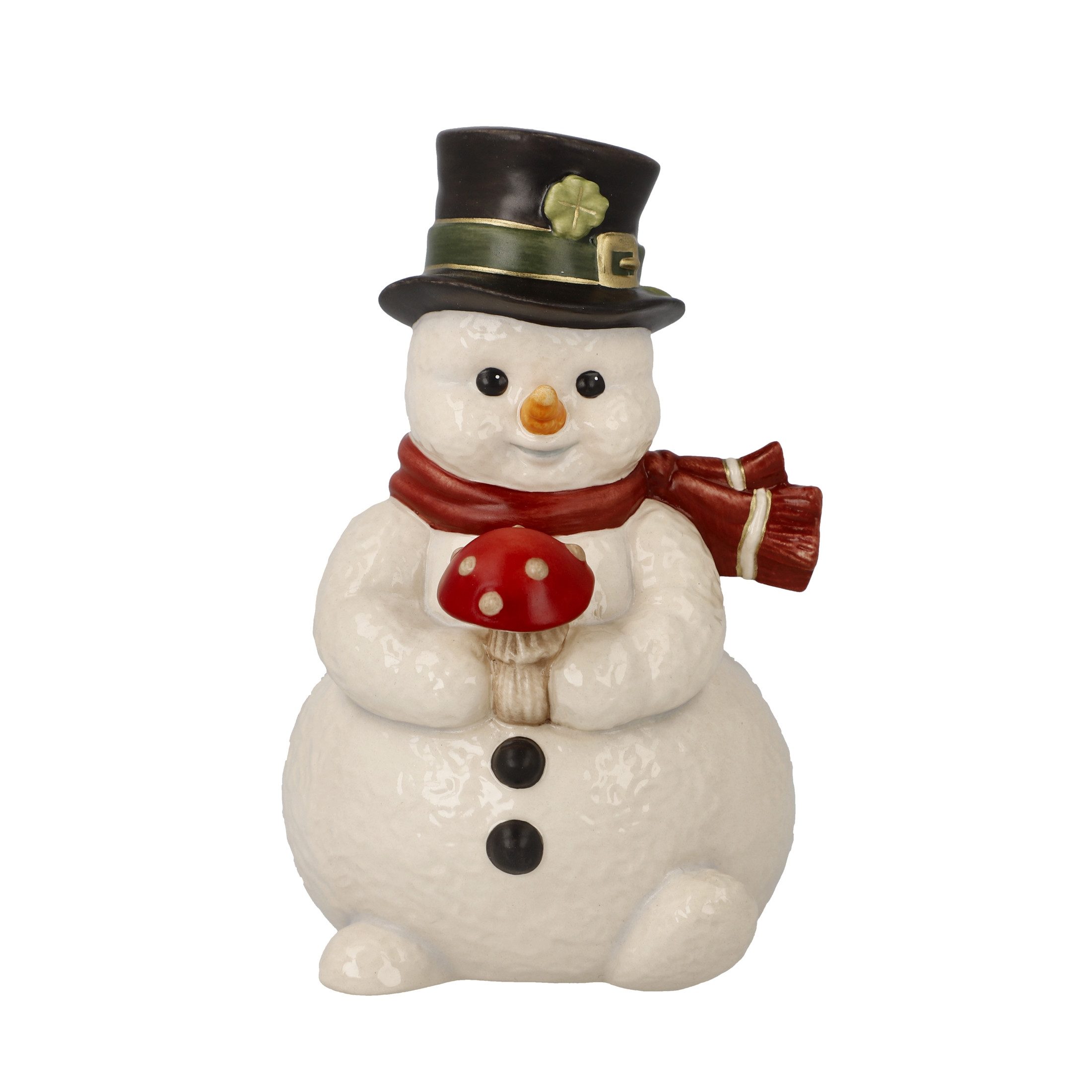 Goebel Weihnachtsfigur Goebel Schneemänner Kleiner Glücksbote günstig online kaufen