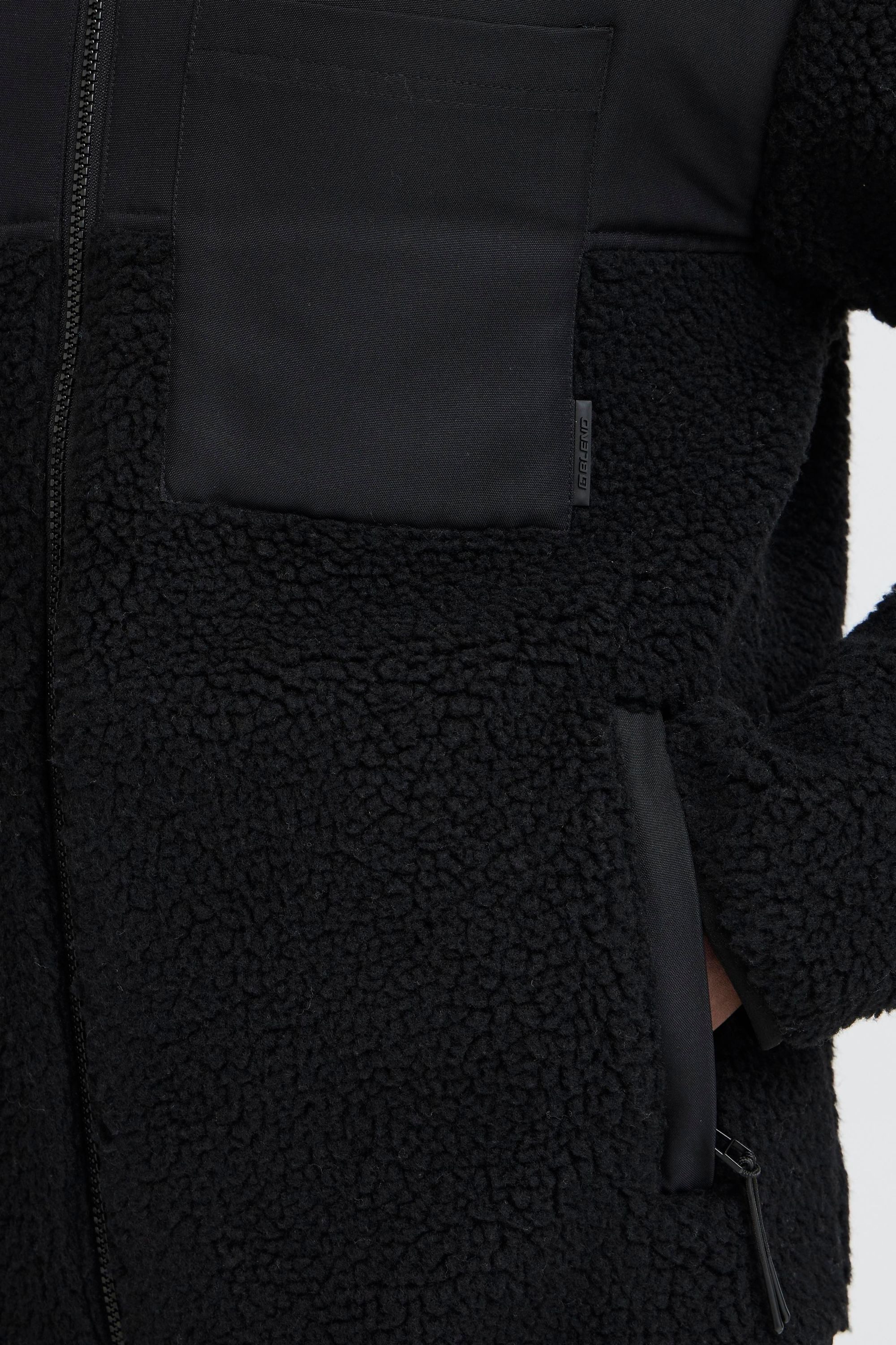 Blend Plüschjacke BHEvon (1-St) Kuschelige Teddyjacke mit Taschen