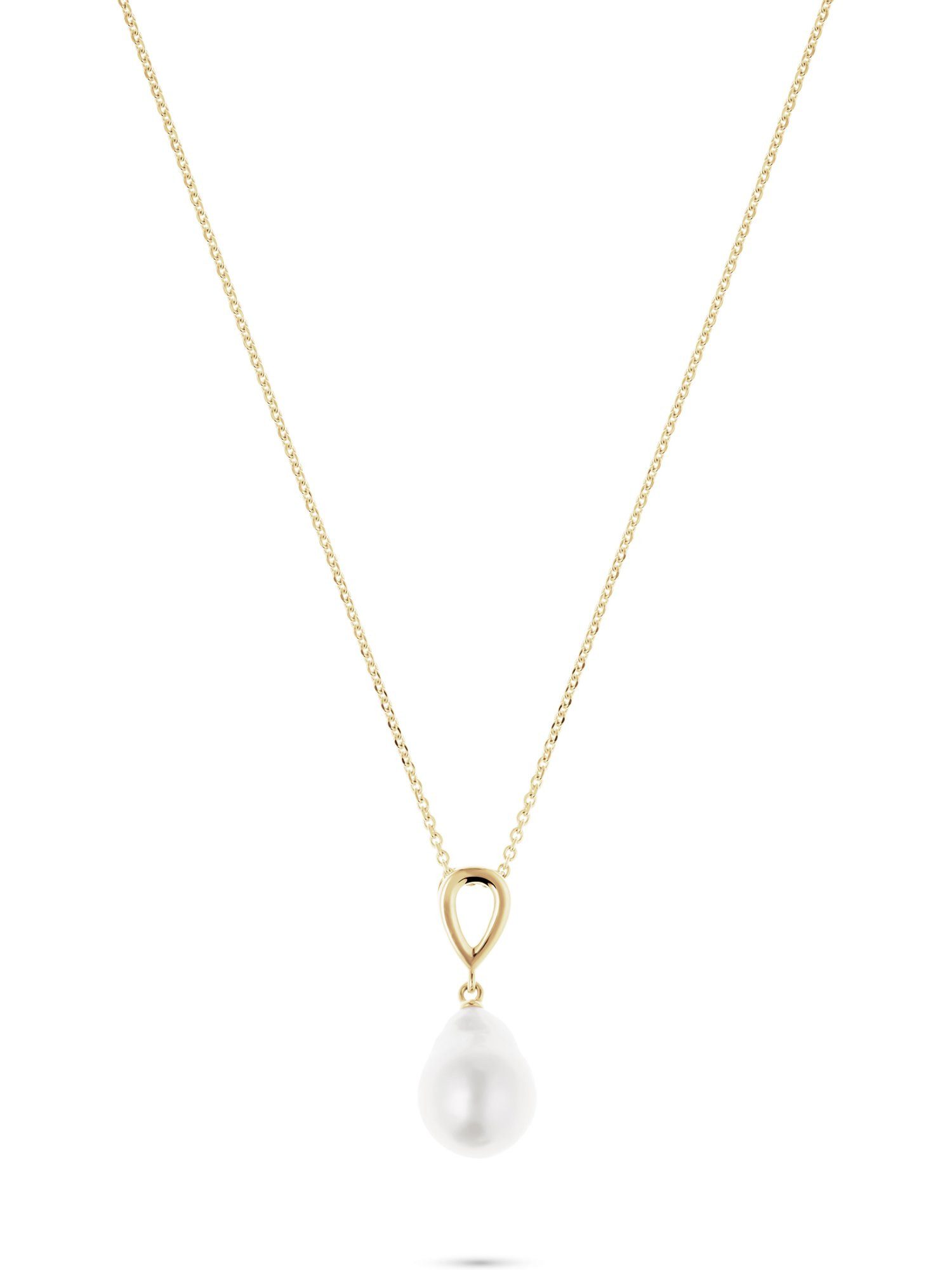 YAMOKO Collier YAMOKO Damen-Kette 585er Gelbgold Süßwasserperle