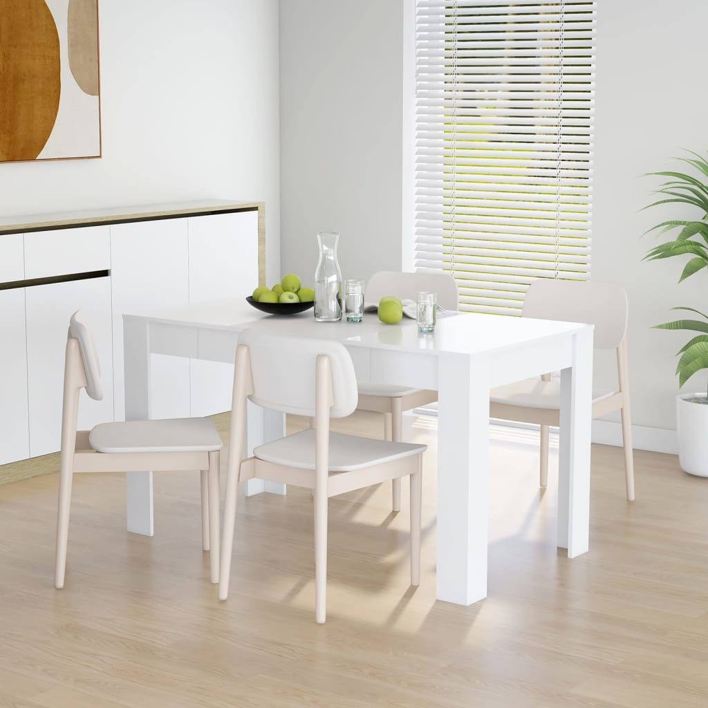 furnicato Esstisch Weiß 140x74,5x76 cm Holzwerkstoff günstig online kaufen