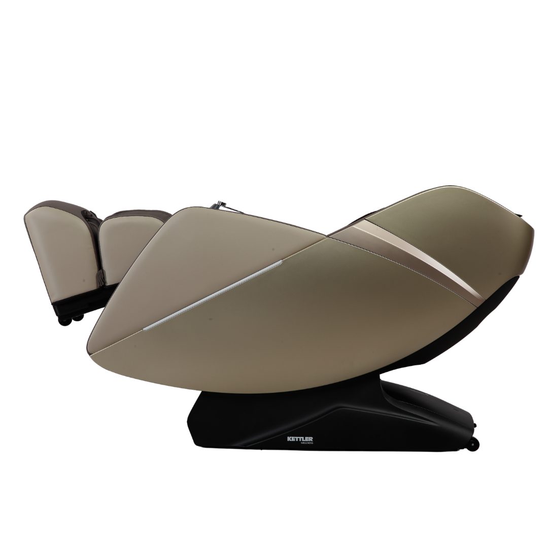 KETTLER Massagesessel Massagestuhl KETTLER Relax indirekte ZERO-Gravity, Bluetooth-Lautsprecher Beleuchtung, Braun