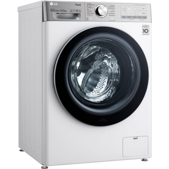 LG Waschmaschine F6WV910P2 10 5 kg 1600 U/min TurboWash® - Waschen in nur 39 Minuten