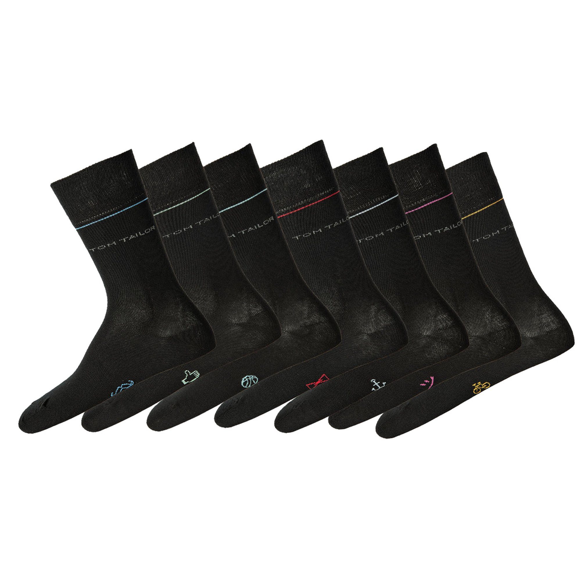 Kurzsocken Unisex Socken 7er Pack Baumwolle