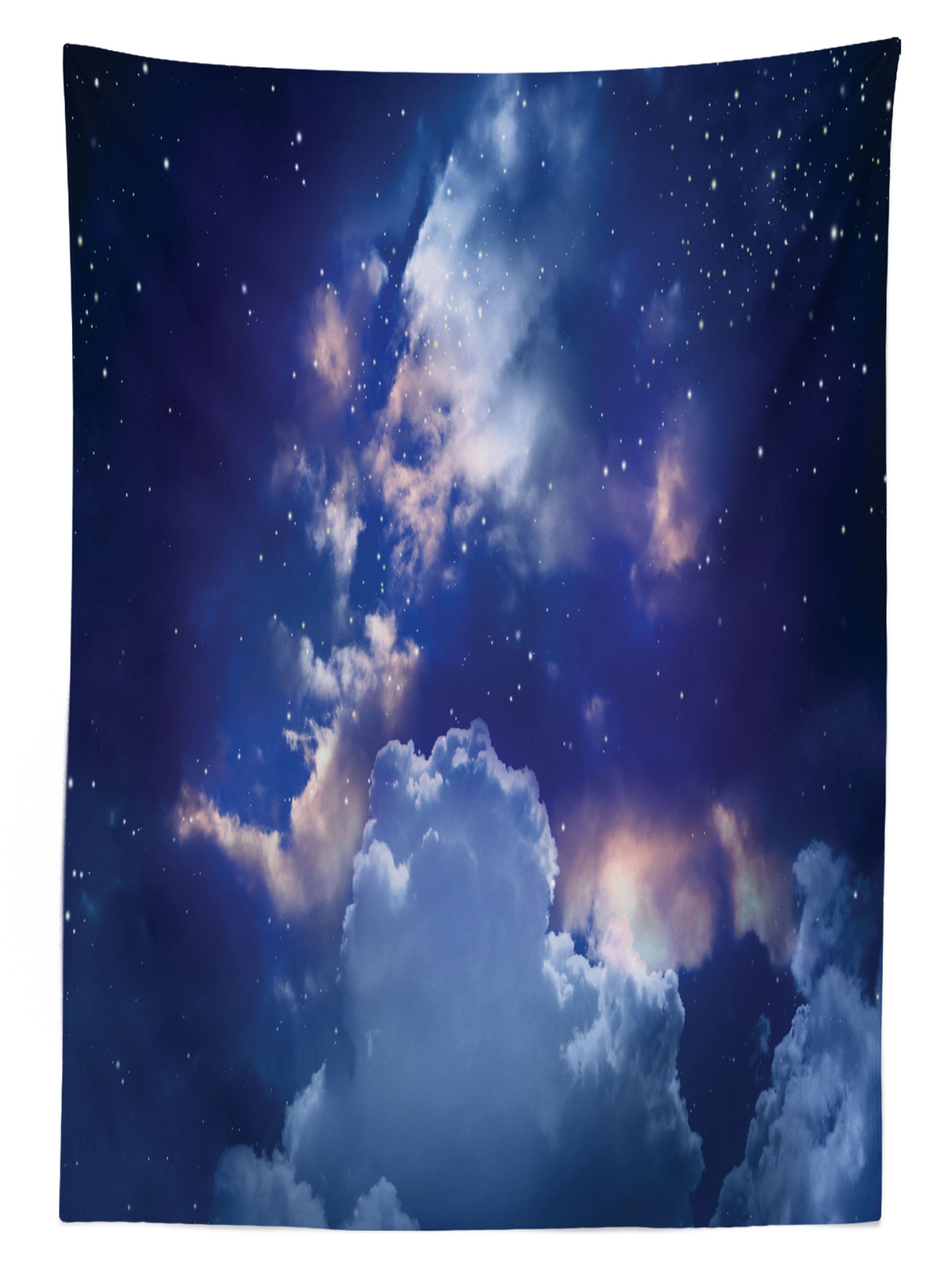 Abakuhaus Tischdecke Raum Farbfest den Klare Astronomie Nebel geeignet Farben, Außen Sterne Waschbar Für Bereich