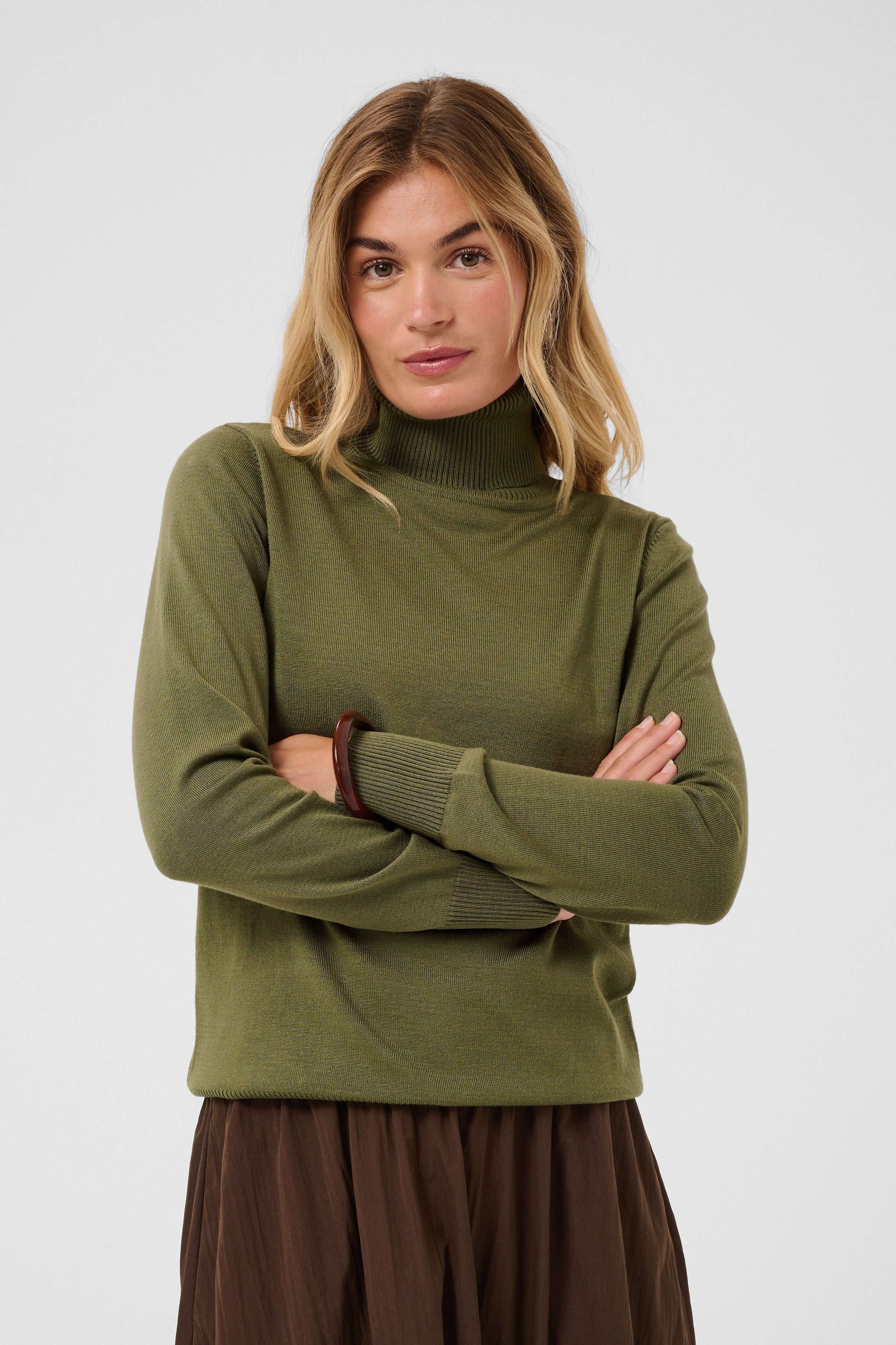 Saint Tropez Rollkragenpullover J2046, MilaSZ Rollneck Viskosemischung, Classic fit
