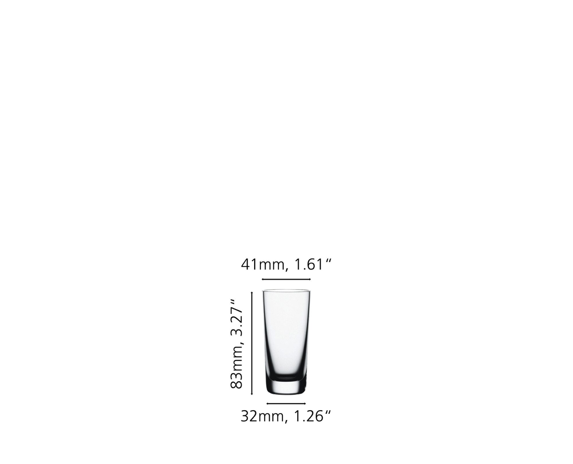 SPIEGELAU Schnapsglas Spiegelgau Schnapsglas Special Glasses Stamper 6er Set, Kristallglas