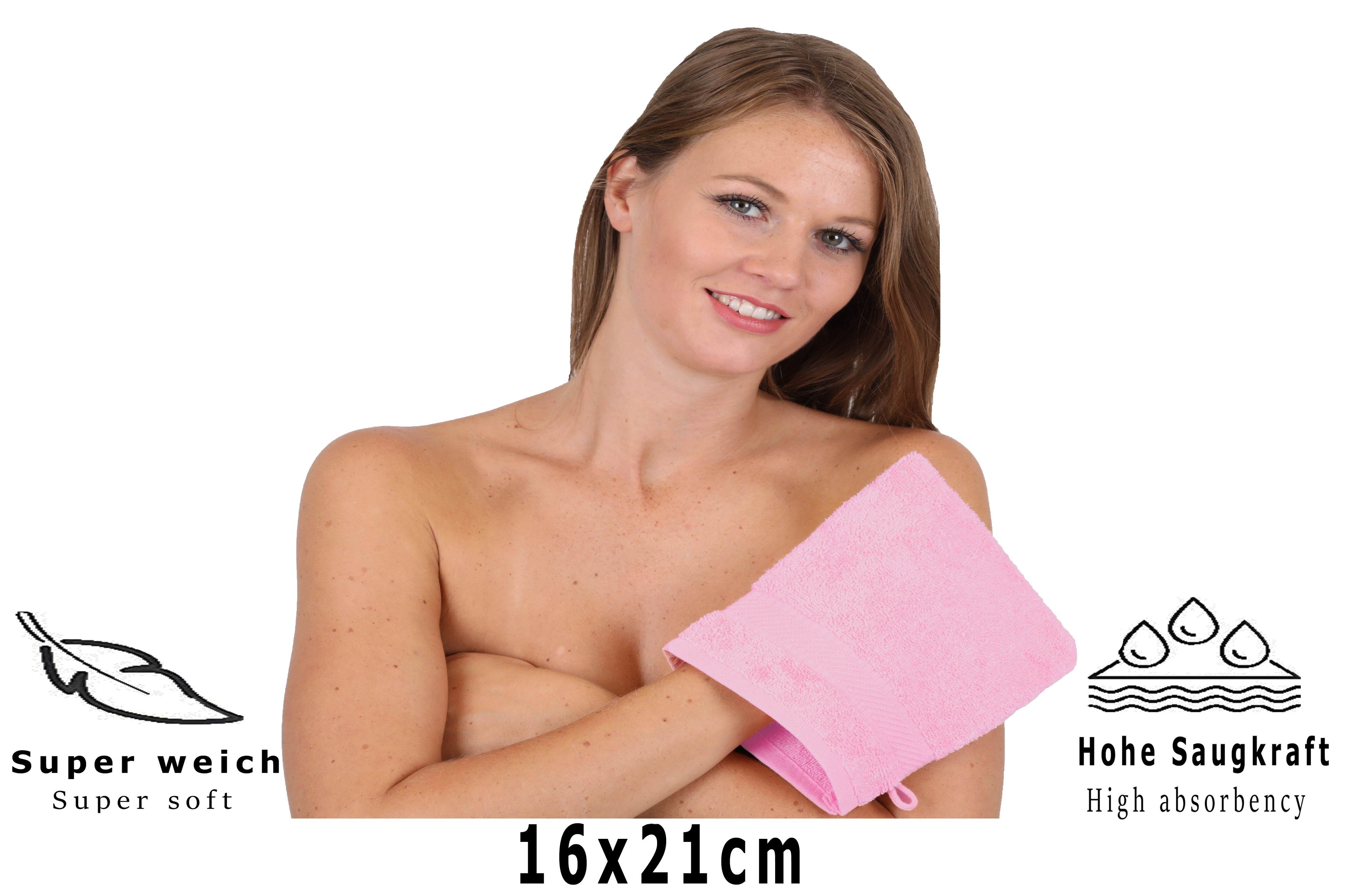 16x21 Betz 20 Farbe Größe rosé cm Stück Waschhandschuh Palermo