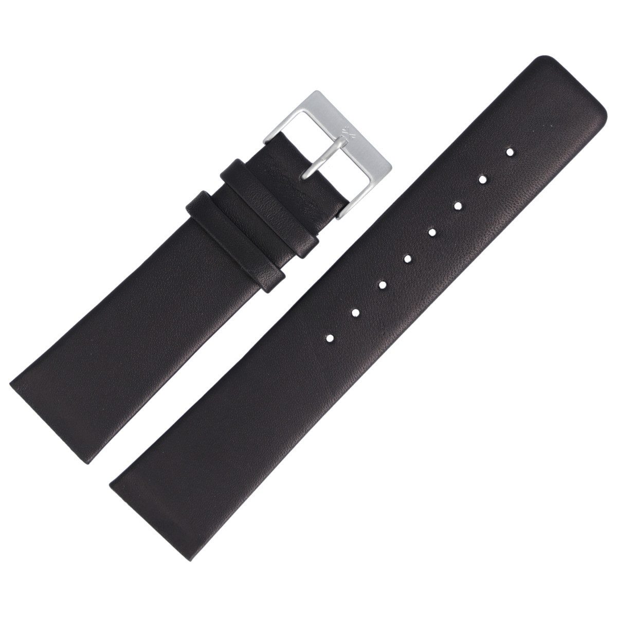 SKAGEN Uhrenarmband 22mm Leder Schwarz 233XXLSLN