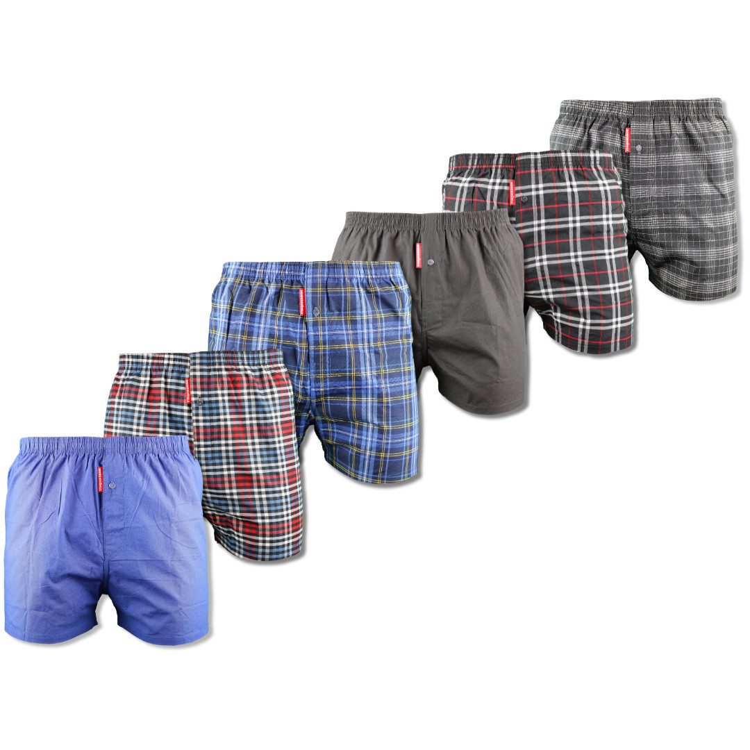 Boxershorts American Webboxershorts Herren Baumwolle Unterwäsche weiter Boxer