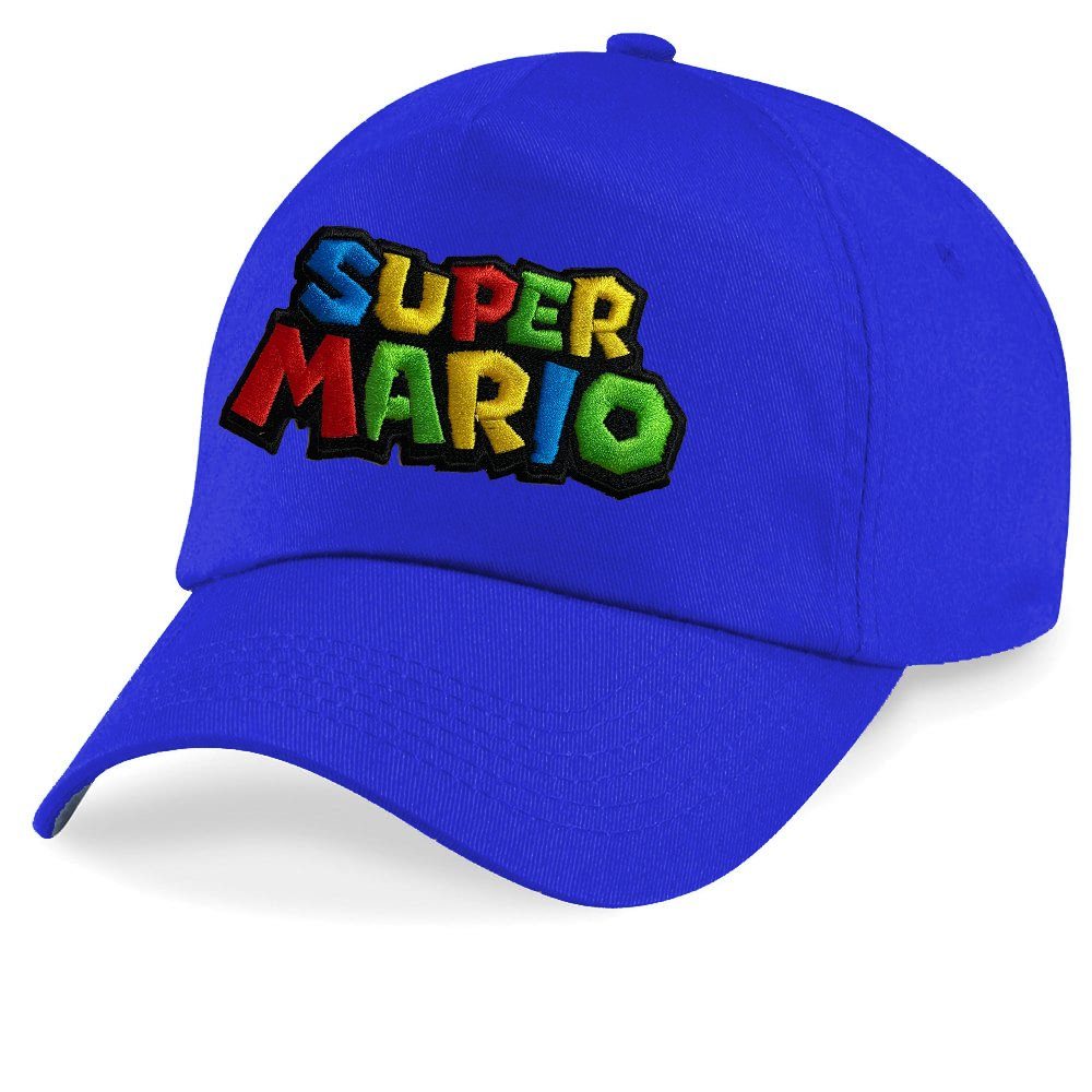 Blondie & Brownie Baseball Cap Kinder Super Mario Stick Patch Luigi Peach Retro Konsole One Size