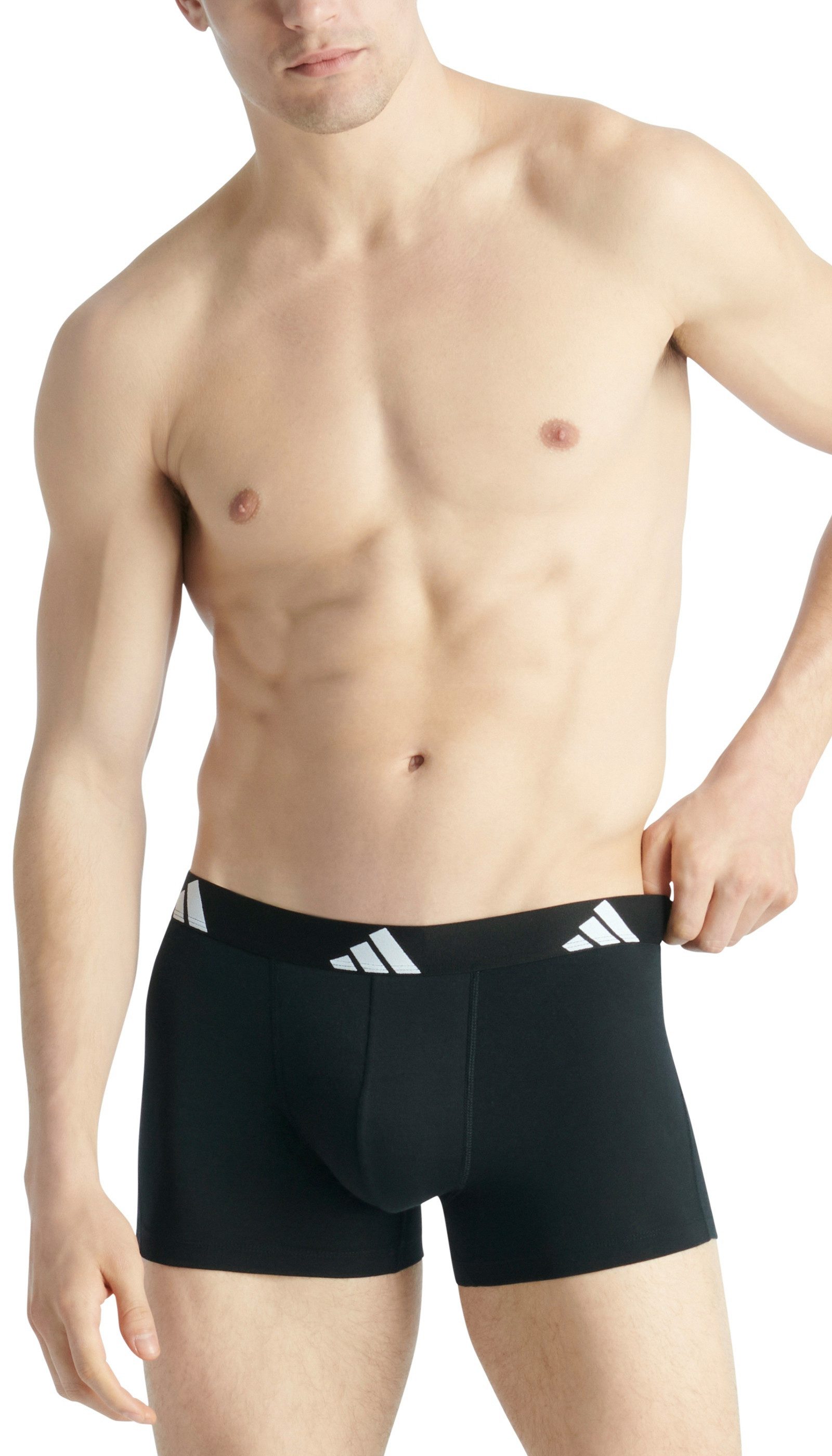 adidas Sportswear Trunk Active Flex Cotton (5er Pack) Multipack, elastisch, Logo-Bund, ohne Eingriff