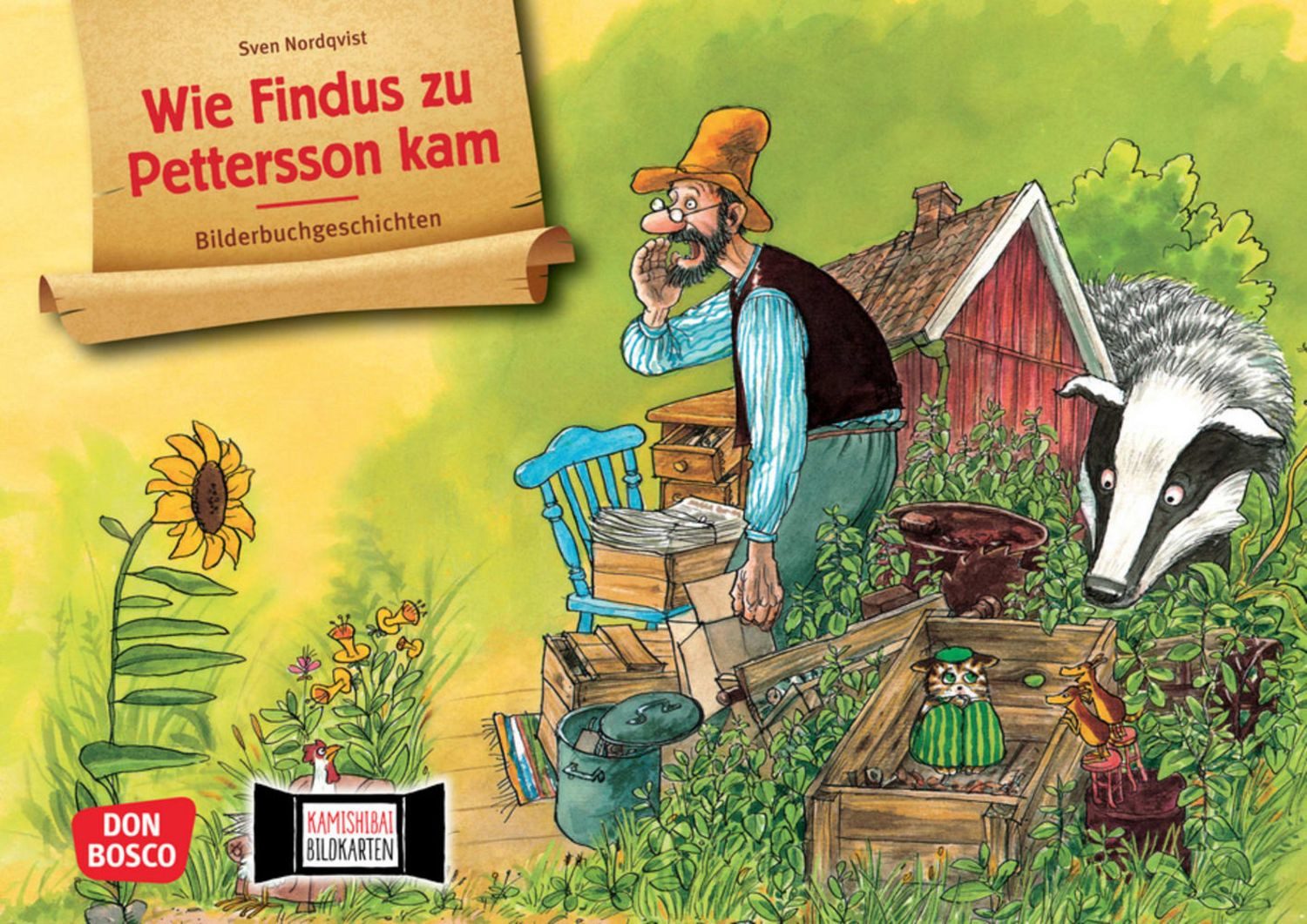 Wie Findus zu Pettersson kam. Kamishibai Bildkartenset / Sven Nordqvist