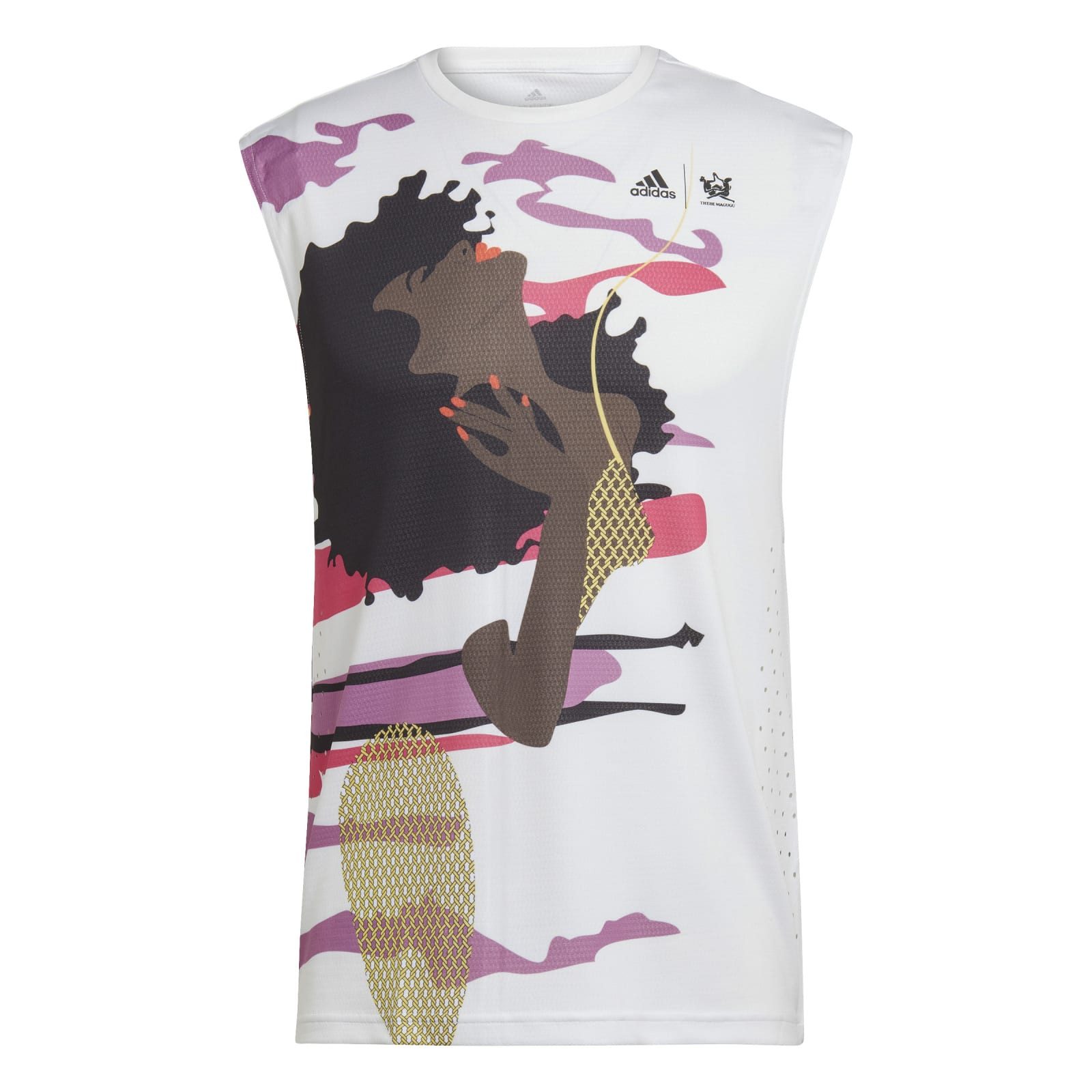 adidas Performance Tanktop x Thebe Magugu New York ärmellos weiss Herren