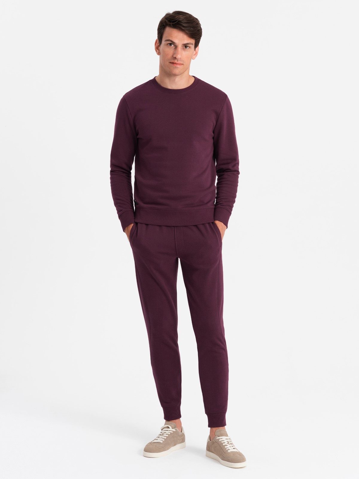 OMBRE Sweatanzug BASIC Herren-Sweatshirt-Set BASIC Sweatshirt günstig online kaufen
