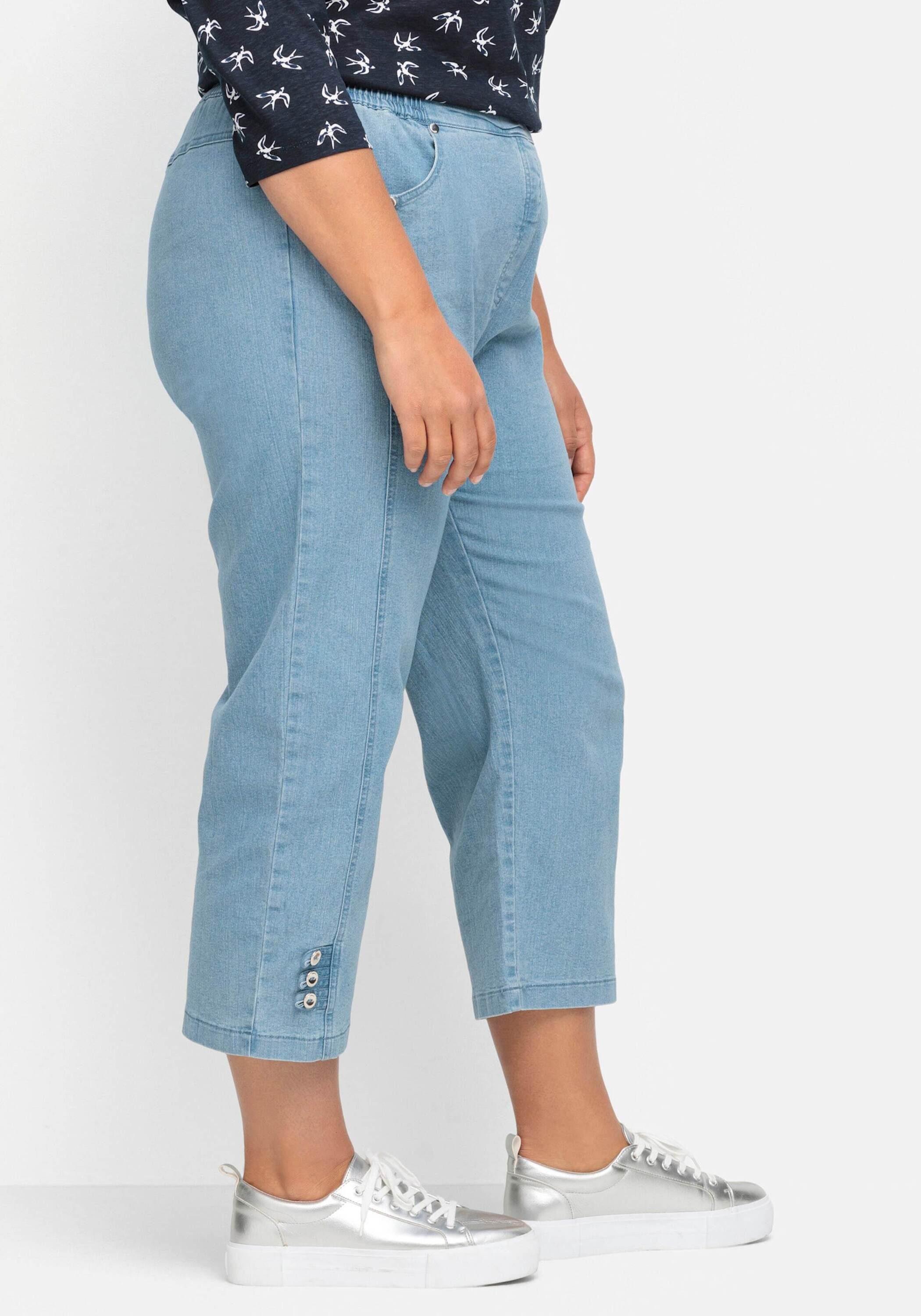 Sieh an! Jeansshorts 7/8-Jeans komfortabel – Bild 3 von 5
