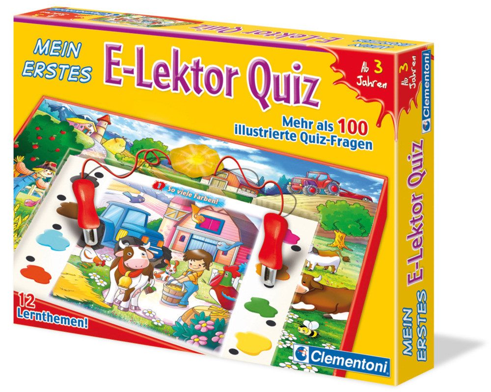 Clementoni® Lernspielzeug Wissensspiel Mein Erstes E-Lektor günstig online kaufen