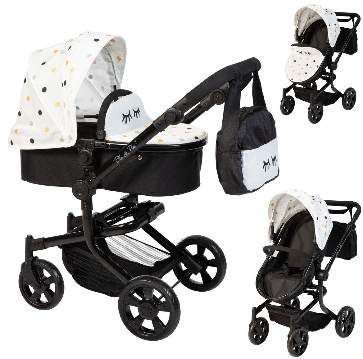 ELLA & PIET® Kombi-Puppenwagen Puppenwagen MOOVE4 günstig online kaufen