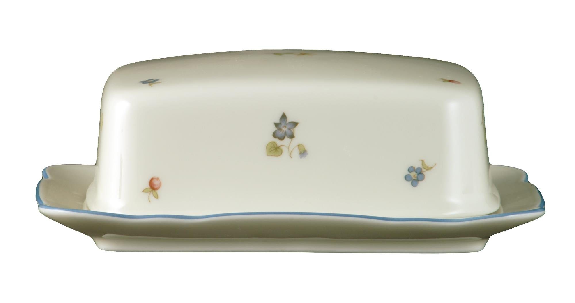 Seltmann Weiden Geschirr-Set Butterdose 1/2 Pfd Marie Luise Streublume 30308 von Seltmann Weiden, Porzellan