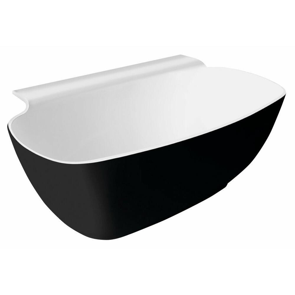 HAK Badewanne NIGRA, (1-tlg), 158x80x45 cm