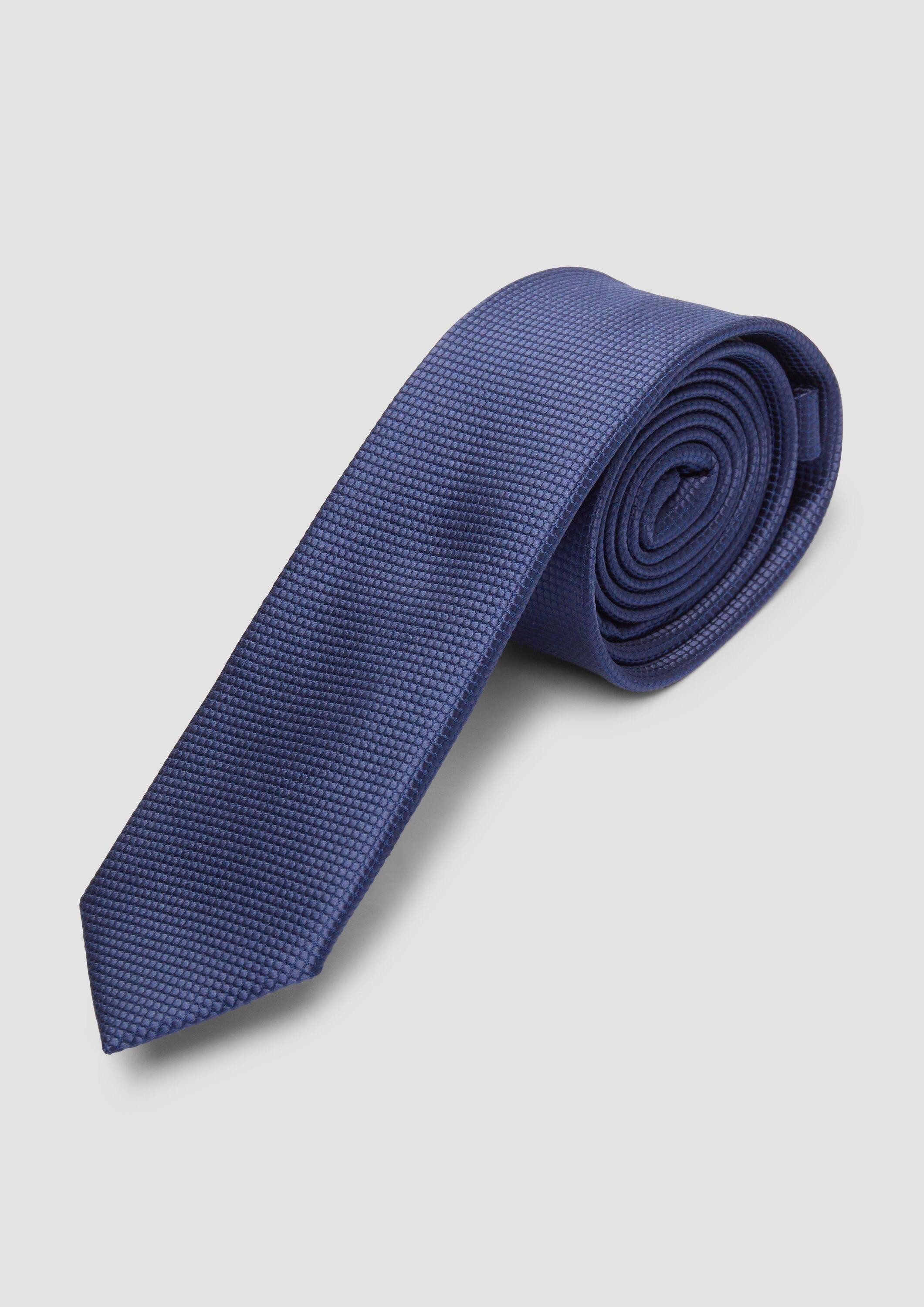 s.Oliver Krawatte Krawatte Krawatte aus Seidenmix mit Jacquard-Muster