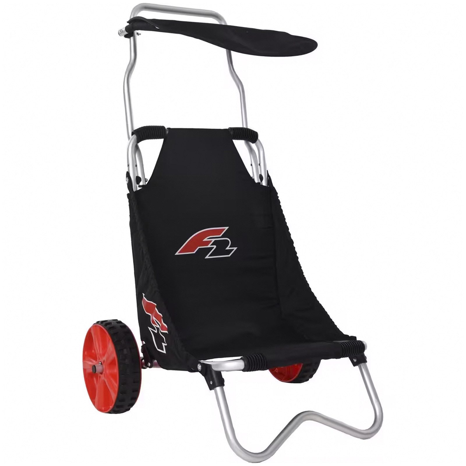 F2 SUP-Transportwagen F2 Transportwagen Beach Buggy Deluxe Schwarz