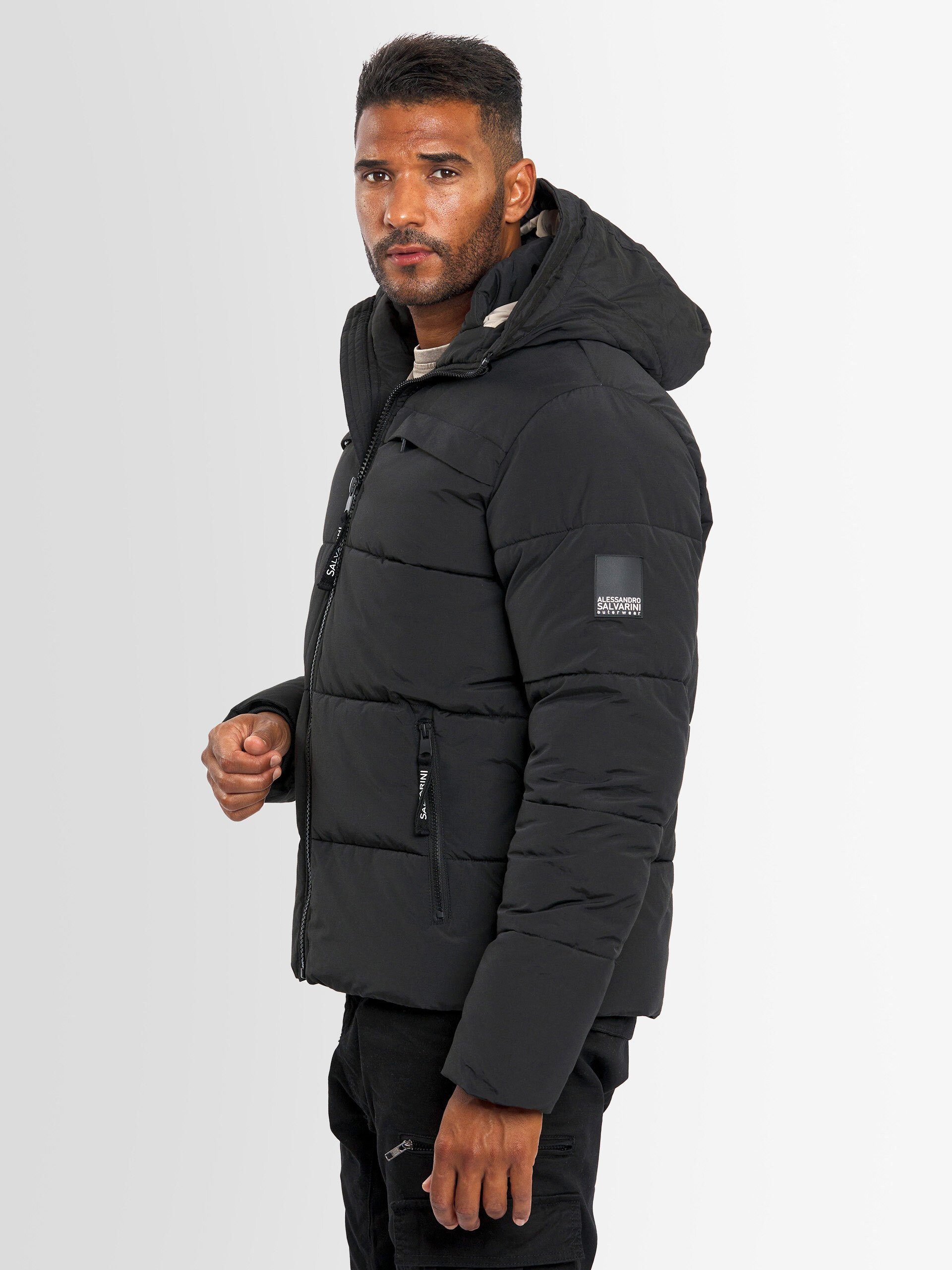 Alessandro Salvarini Winterjacke ASDiego mit extra hohem Kragen und vielen Taschen