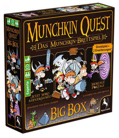 Pegasus Spiele Spiel, Munchkin Quest - Das Brettspiel, 2. Edition