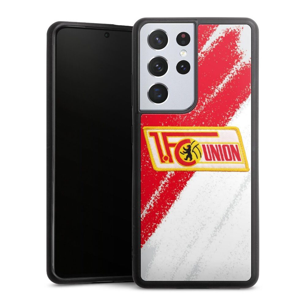 DeinDesign Handyhülle Offizielles Lizenzprodukt 1. FC Union Berlin Logo, Samsung Galaxy S21 Ultra 5G Gallery Case Glas Hülle