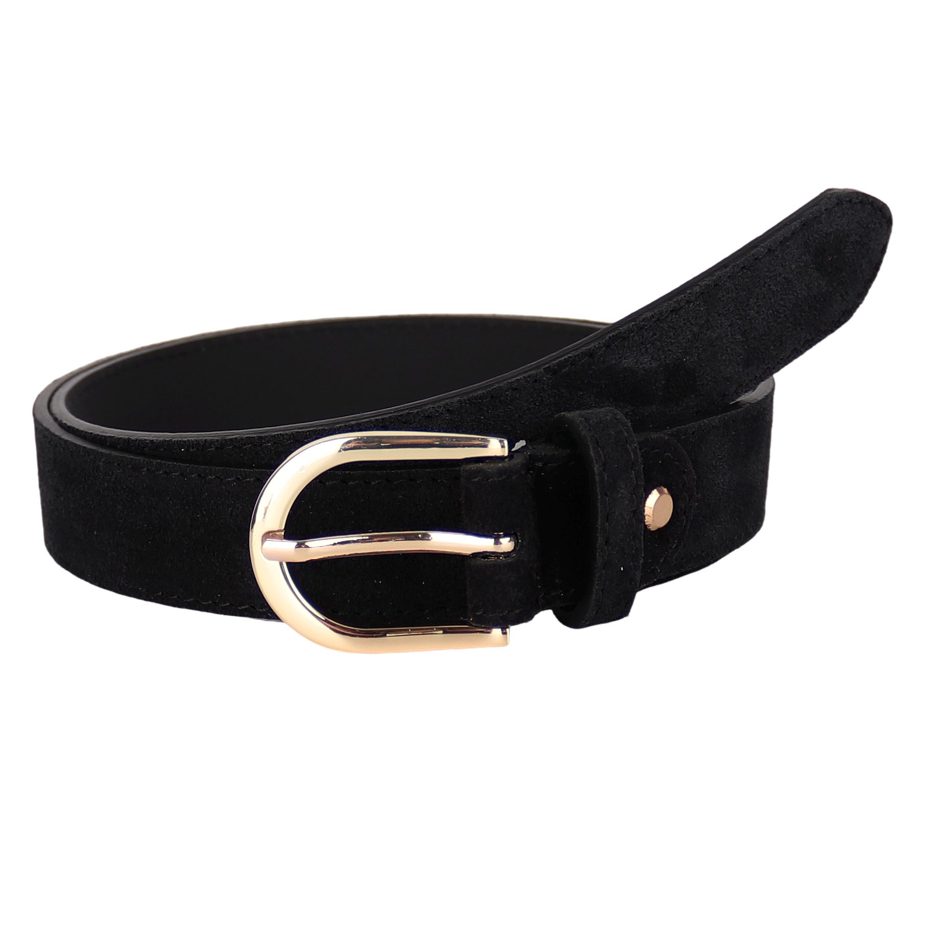 MIRROSI Ledergürtel Damen Herren Gürtel, Made in Italy, 3cm breit (Passt fast zu jeder Hosenschlaufe, aus Echtem Leder)