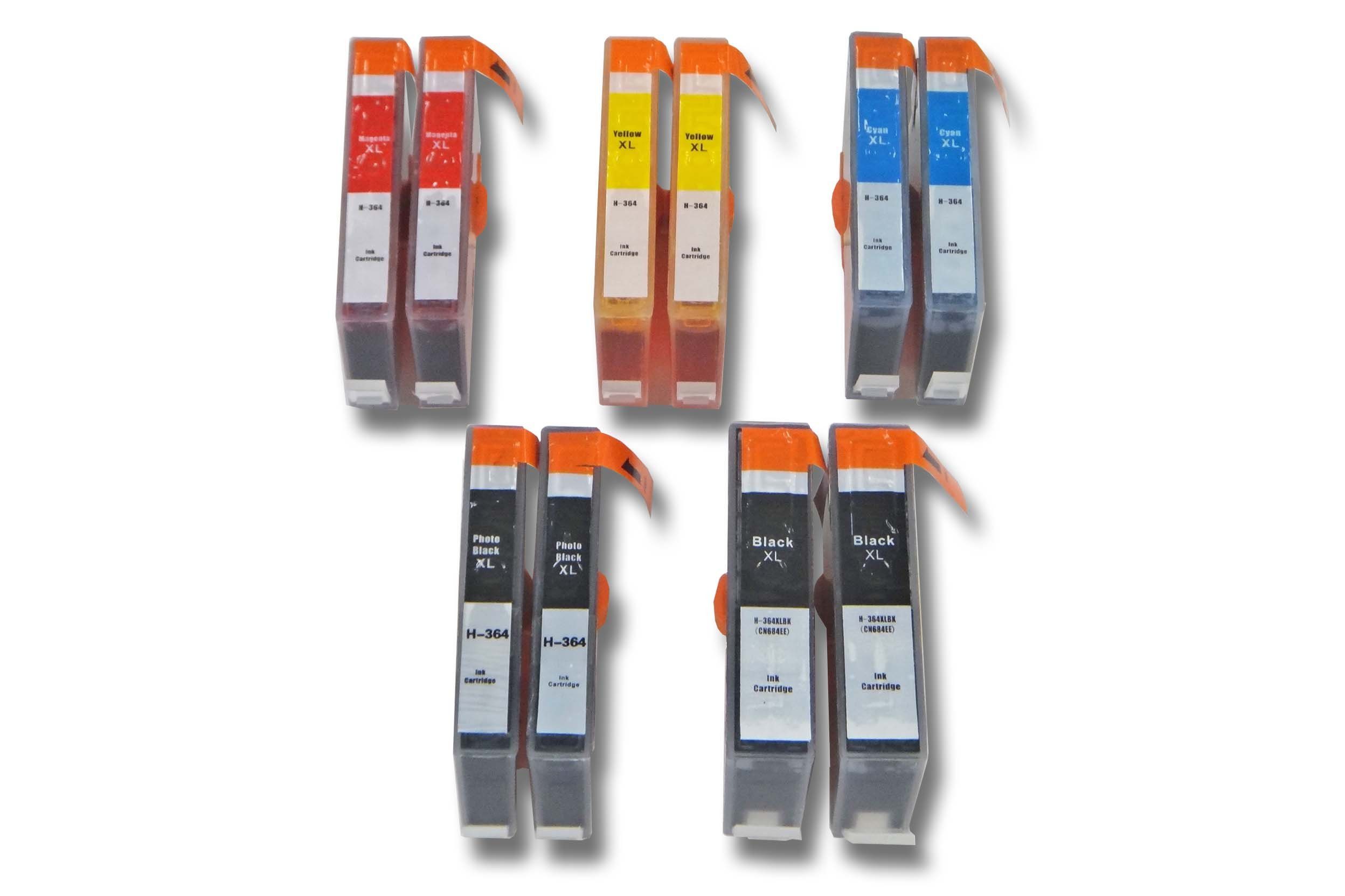 Kopierer Tintenpatrone Tintenstrahldrucker) B109d, B109f, B109e Photosmart Drucker & vhbw (passend HP für