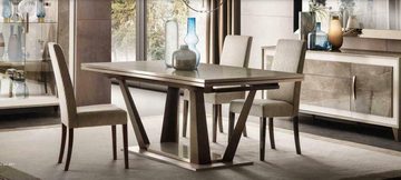 JVmoebel Essgruppe, Italienisches Designer Esszimmer Set Stuhl Tisch 5tlg. Möbel Neu