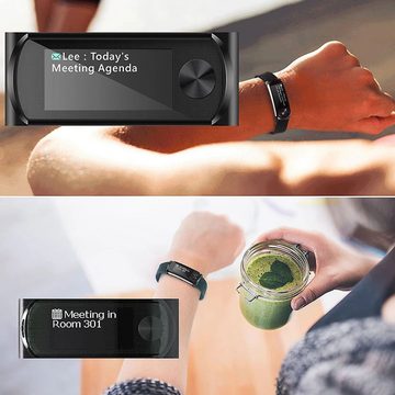 Sharpbody Activity Tracker Q-69HR, Fitness-Tracker mit Pulsmessung Farbdisplay Fitnessuhr