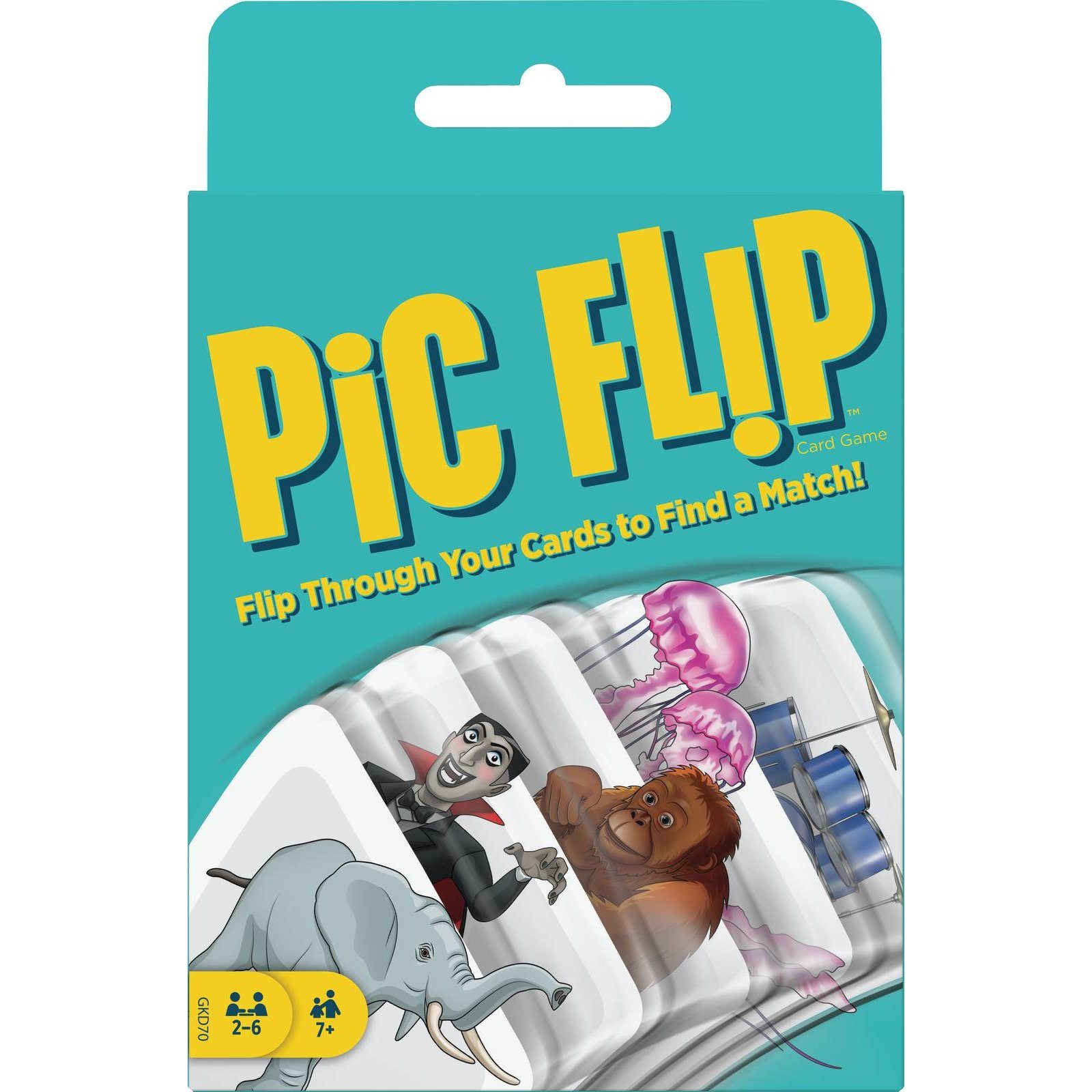 Mattel® Spiel Pic Flip Kartenspiel für schnelle Bildzuordnung ab 7 Jahren