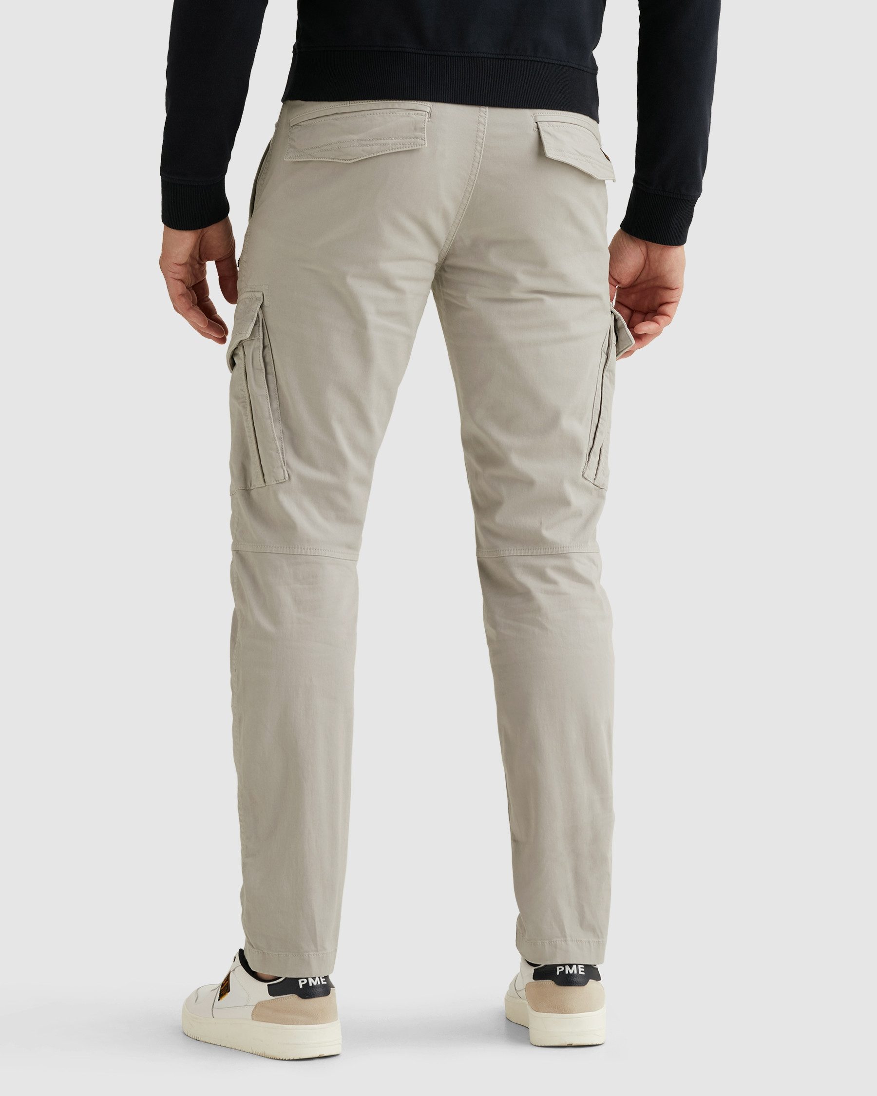 PME LEGEND Cargohose Nordrop Stretch Twill mit Logo Stickerei