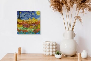 OneMillionCanvasses® Leinwandbild Van Gogh - Sternennacht - Alte Meister, (1 St), Leinwand Bilder für Wohnzimmer Schlafzimmer