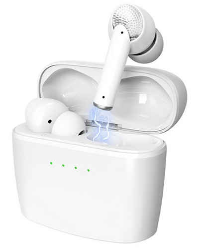 Greensky Kopfhörer Kabellos, Bluetooth 5.2 mit Ladecase, HiFi Stereo wireless In-Ear-Kopfhörer (Ohne LED-Anzeige, Rauschunterdrückung, ANC Aktive Noise Cancelling, ENC Clear Calls)