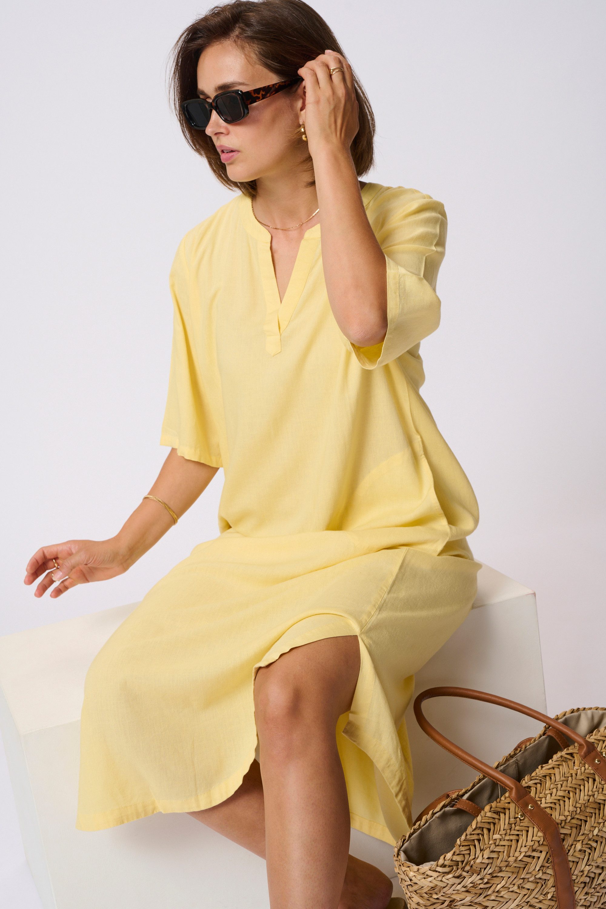KAFFE Blusenkleid Kleid KAmilia