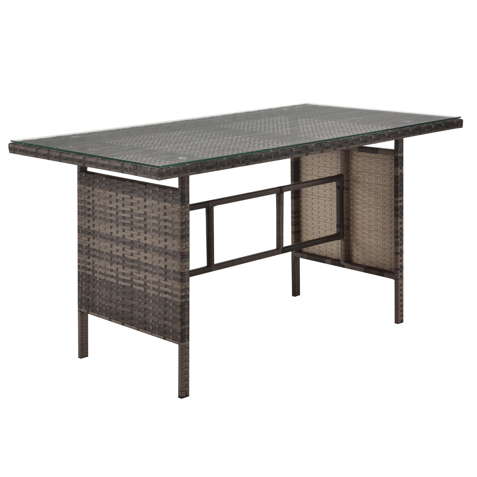 SVITA Loungeset MONROE, (Lounge-Set, 4-tlg., Gartenlounge), Garten-Lounge, Poly-Rattan, Sitzgruppe, Outdoor, Lounge-Möbel