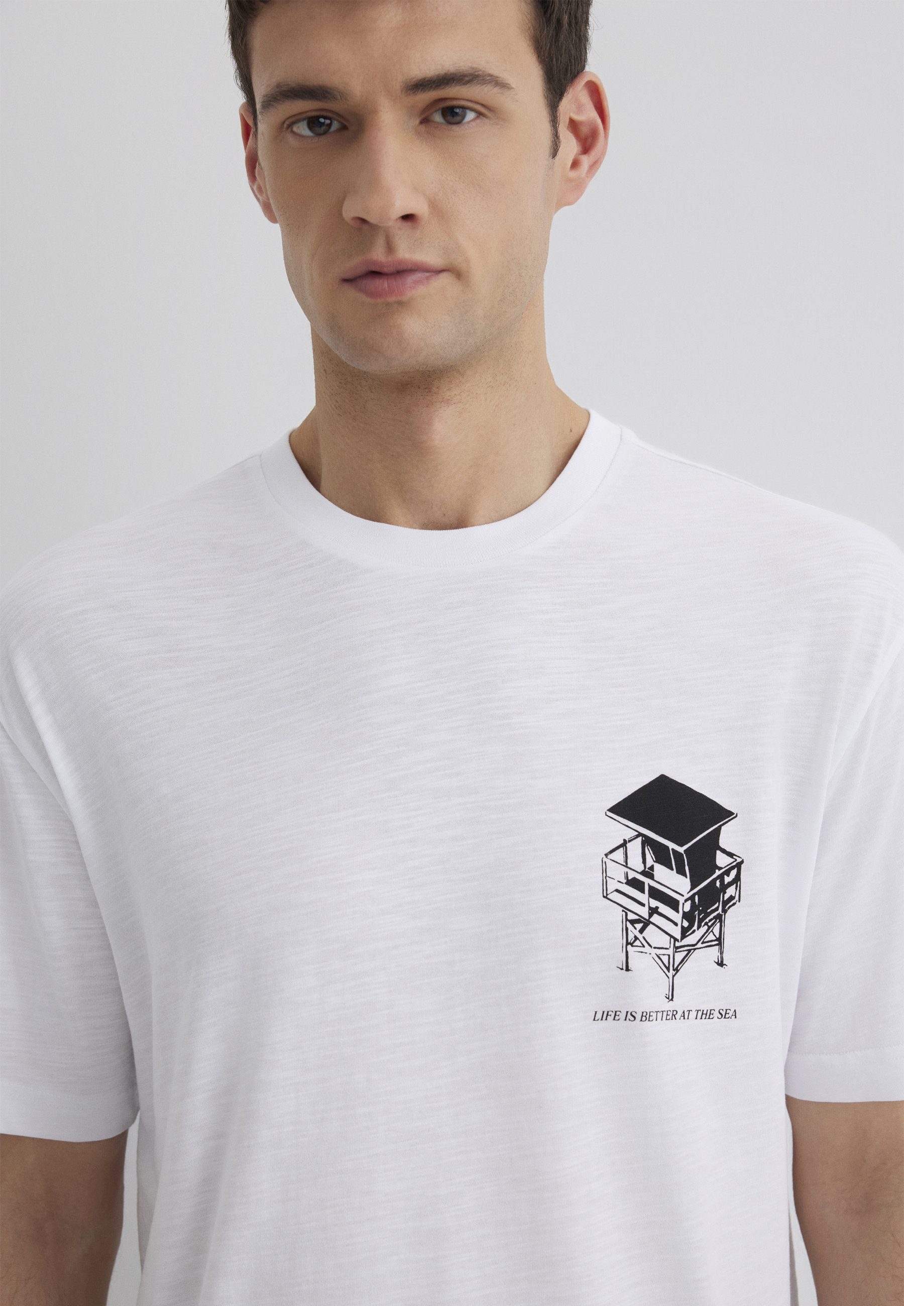 Mavi Kurzarmshirt PRINTED TEE