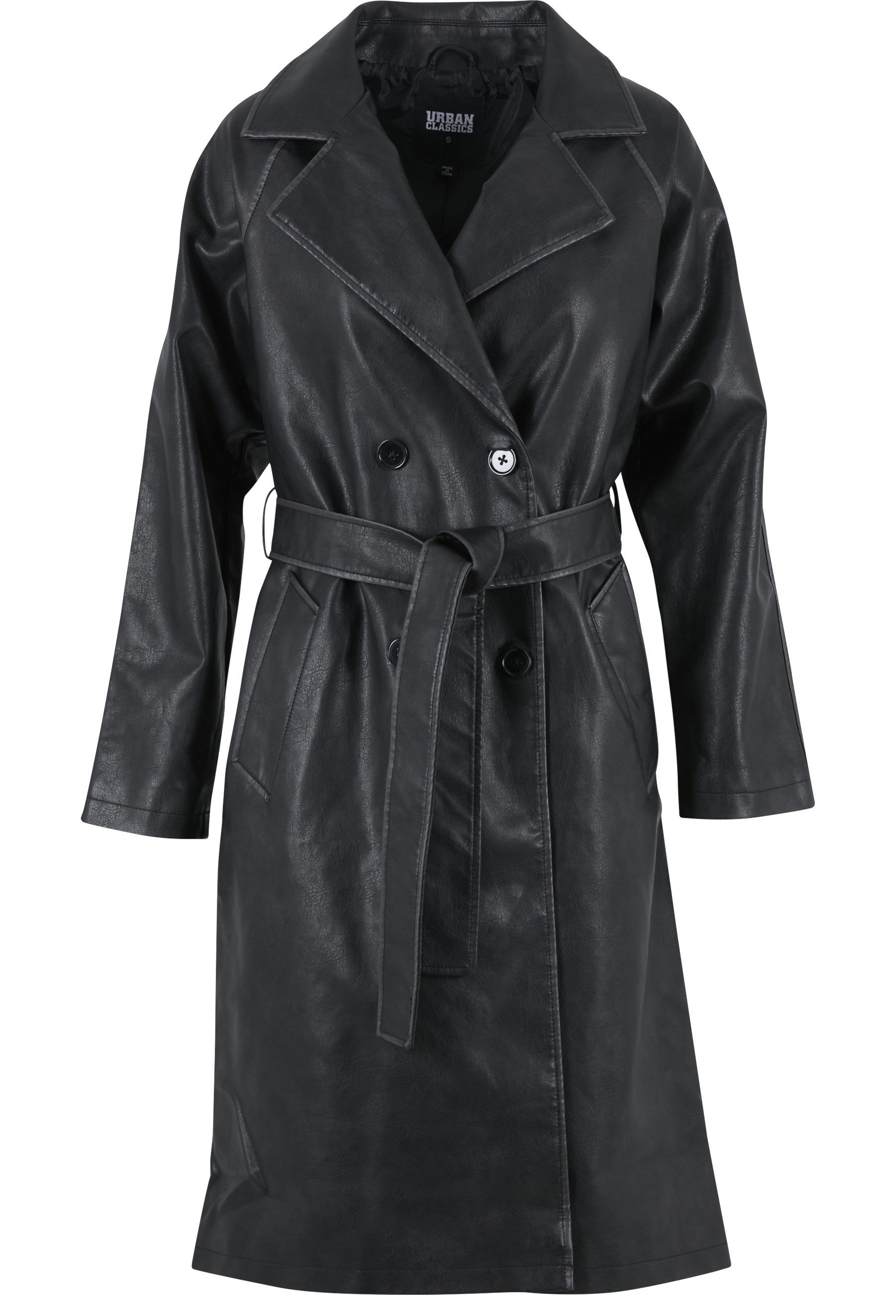URBAN CLASSICS Winterjacke Urban Classics Ladies Vintage Trenchcoat (1-St)