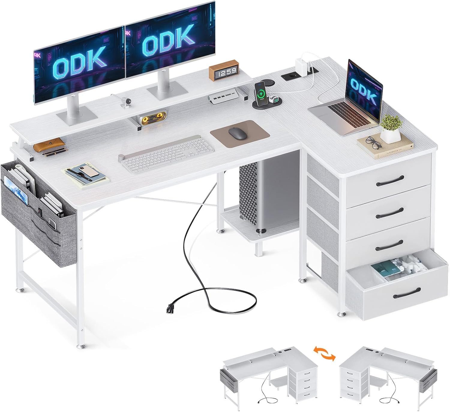 ODK Eckschreibtisch ODK Eckschreibtisch, Schreibtisch L günstig online kaufen