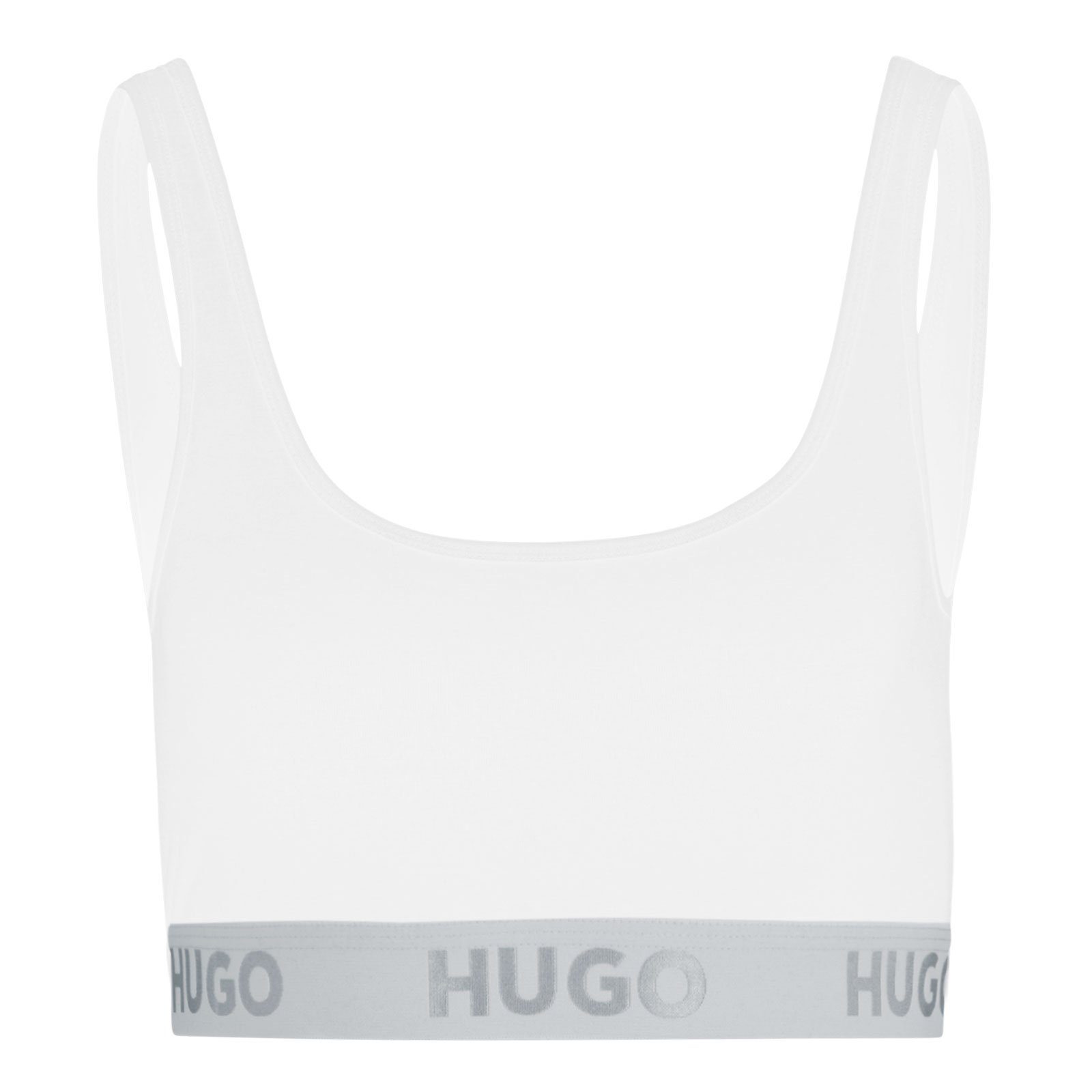 HUGO Bralette Bralette Sporty Logo (1-tlg) mit umlaufendem Markenschriftzug am Unterbrustband