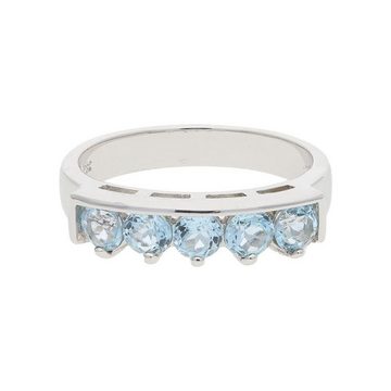 JuwelmaLux Fingerring JuwelmaLux Ring 925/000 Sterling Silber mit synth. Blautopas JL30-07-4 (kein Set, 1-tlg)