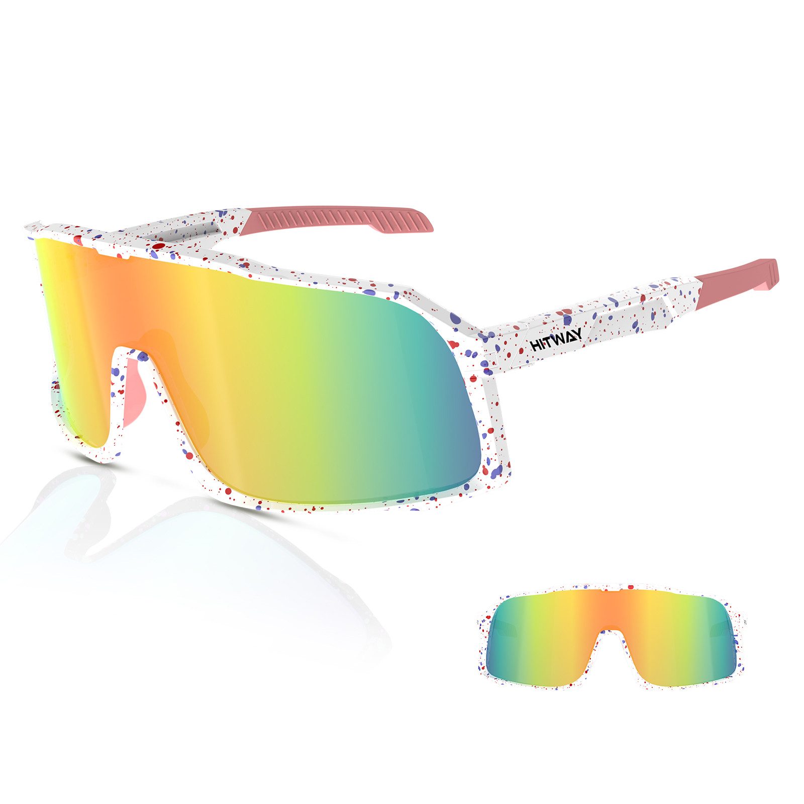 HITWAY Fahrradbrille UV400-Schutz Polarisierte Sonnenbrille Outdoor günstig online kaufen
