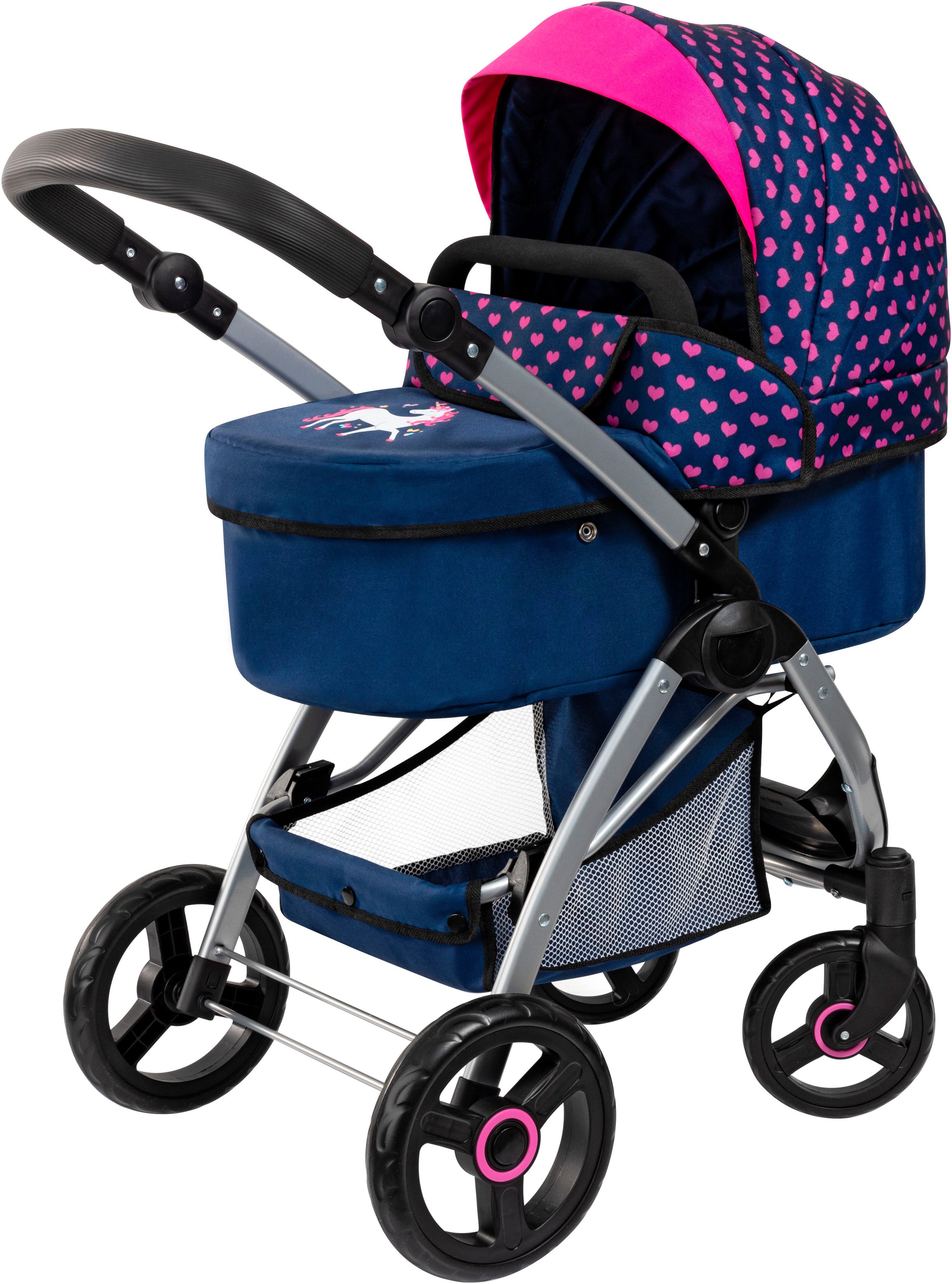 Bayer Kombi-Puppenwagen City Max blau, mit günstig online kaufen